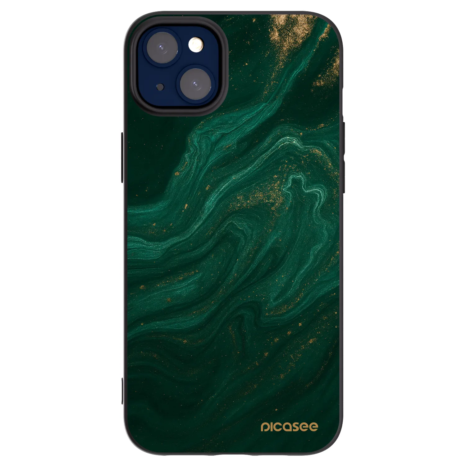 Picasee husă neagră din silicon pentru Apple iPhone 14 Plus - Green