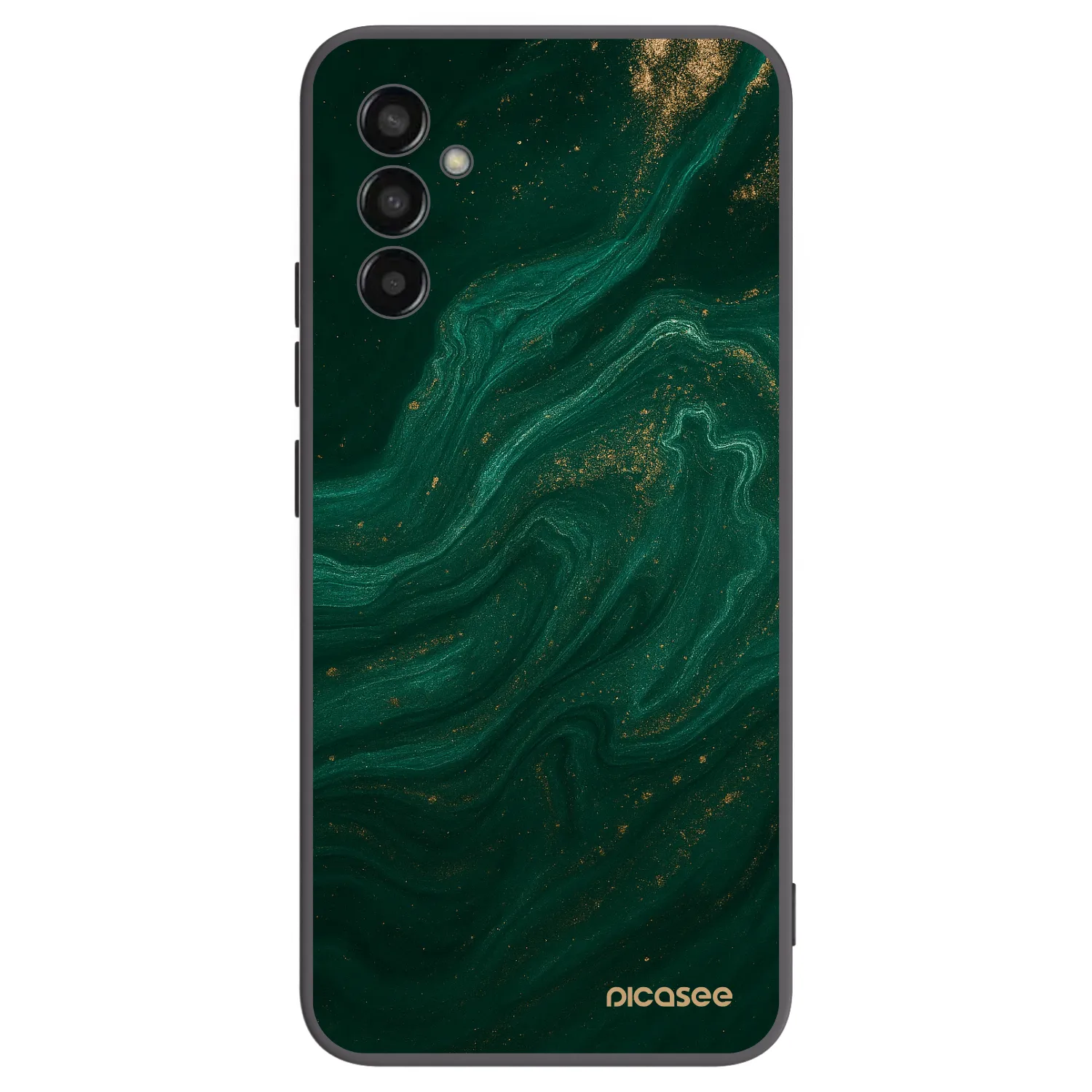 Picasee husă neagră din silicon pentru Samsung Galaxy M13 M135F - Green