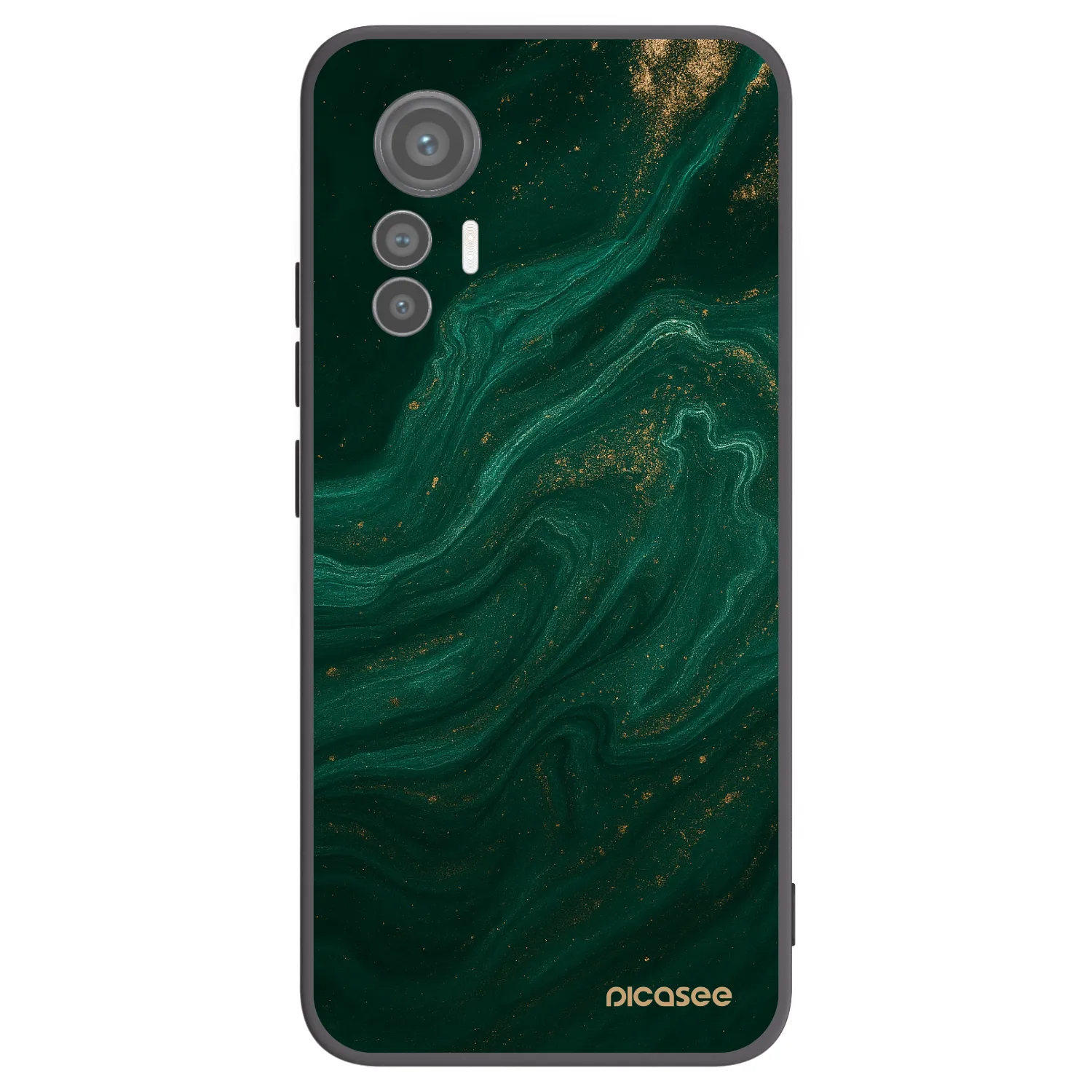 Picasee husă neagră din silicon pentru Xiaomi 12 Lite - Green