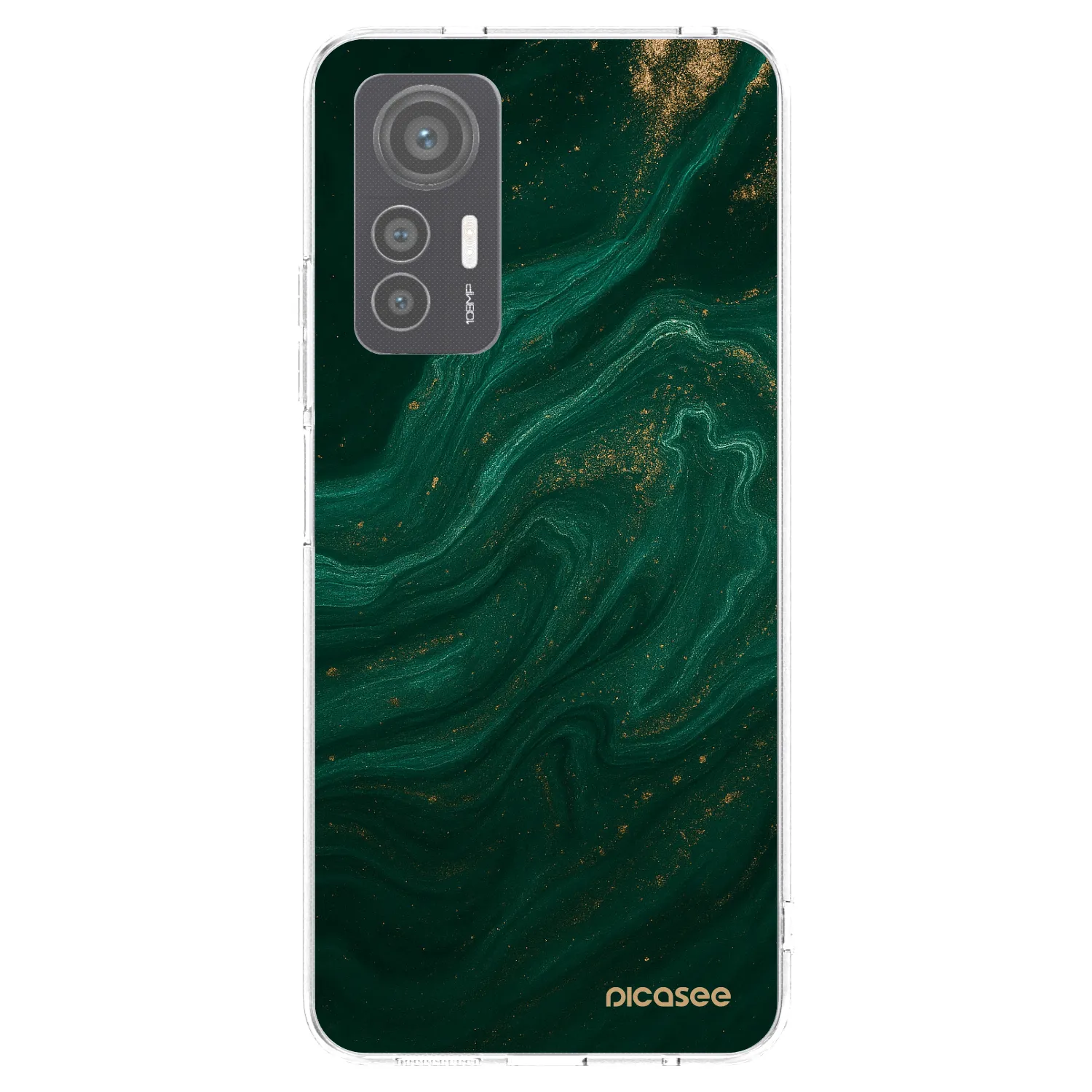 Picasee husă transparentă din silicon pentru Xiaomi 12 Lite - Green