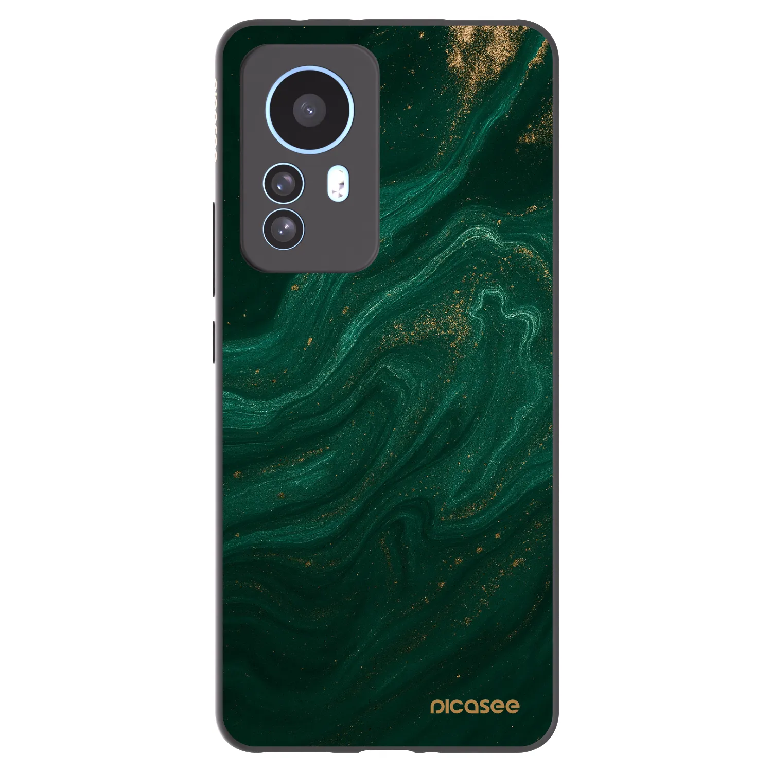 Picasee husă neagră din silicon pentru Xiaomi 12T - Green
