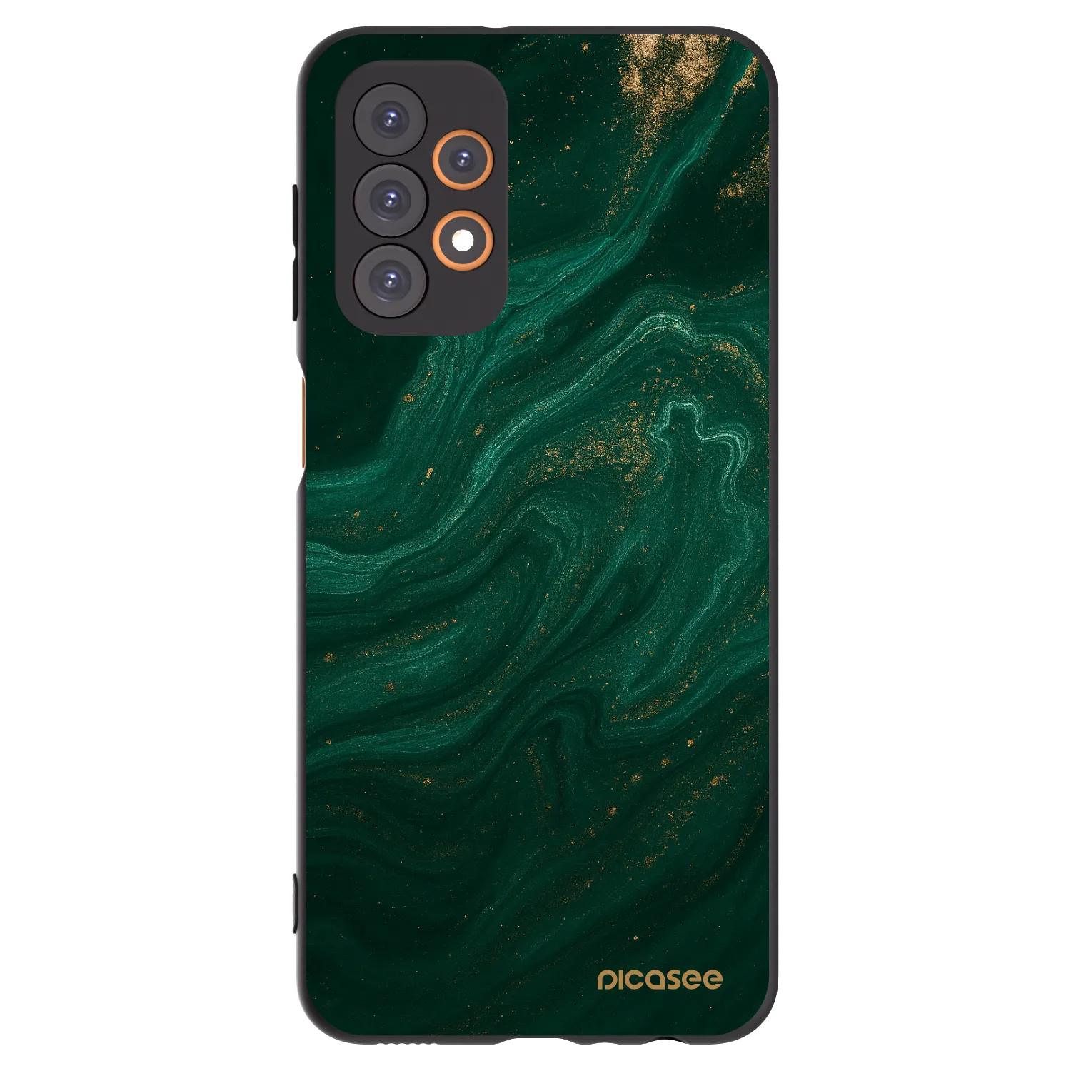 Picasee husă neagră din silicon pentru Samsung Galaxy A23 A235F 4G - Green