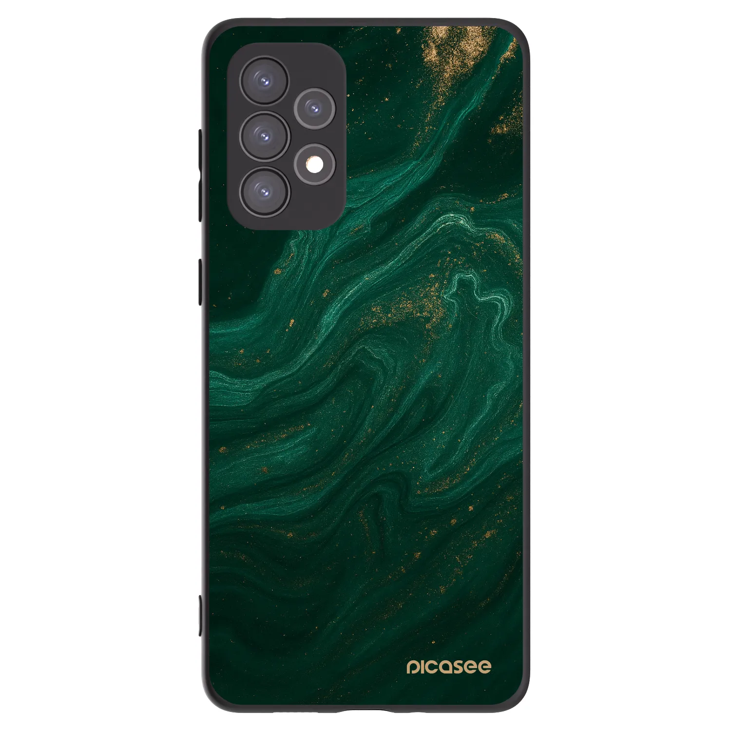 Picasee husă neagră din silicon pentru Samsung Galaxy A73 5G - Green