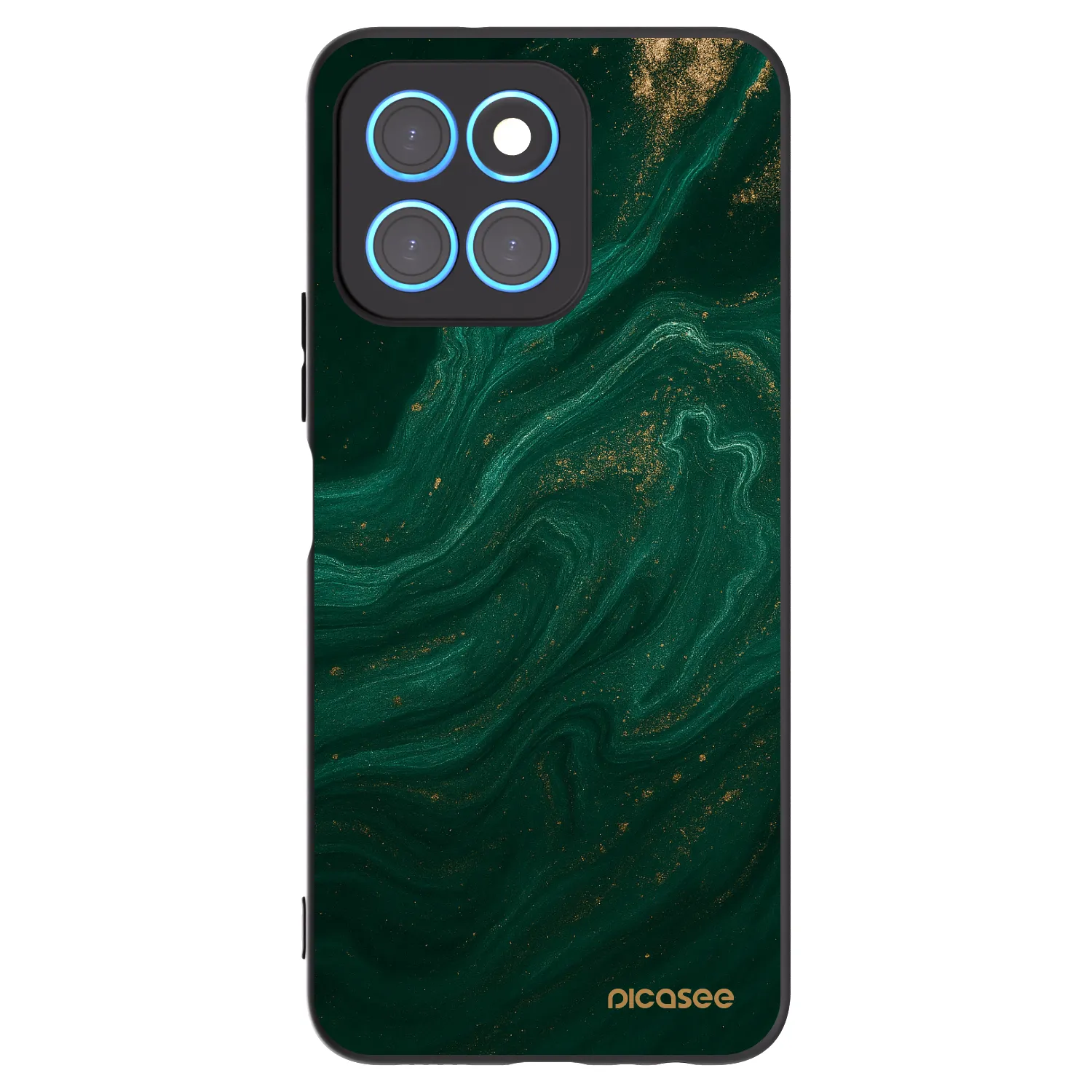 Picasee husă neagră din silicon pentru Honor X6 - Green