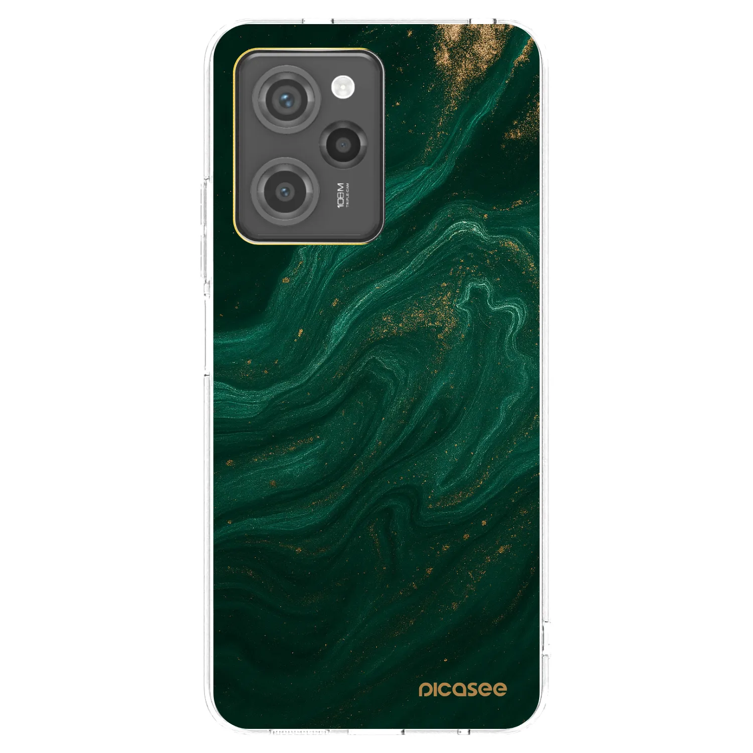 Picasee husă neagră din silicon pentru Xiaomi Poco X5 Pro - Green