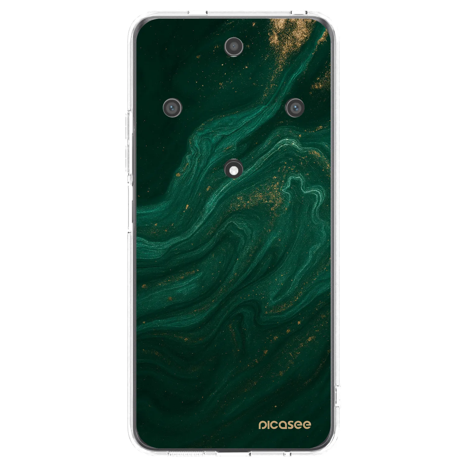 Picasee husă transparentă din silicon pentru Honor Magic5 Lite 5G - Green