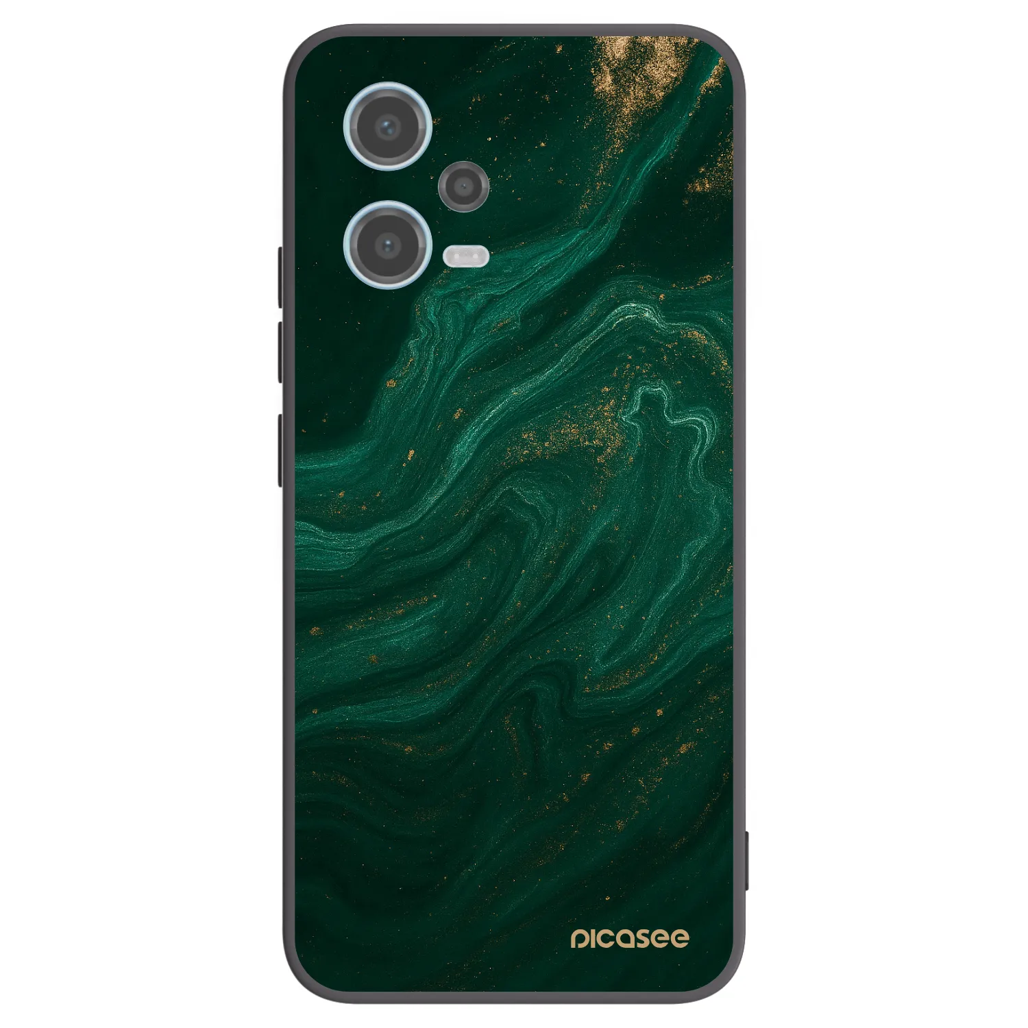 Picasee husă neagră din silicon pentru Xiaomi Redmi Note 12 5G - Green