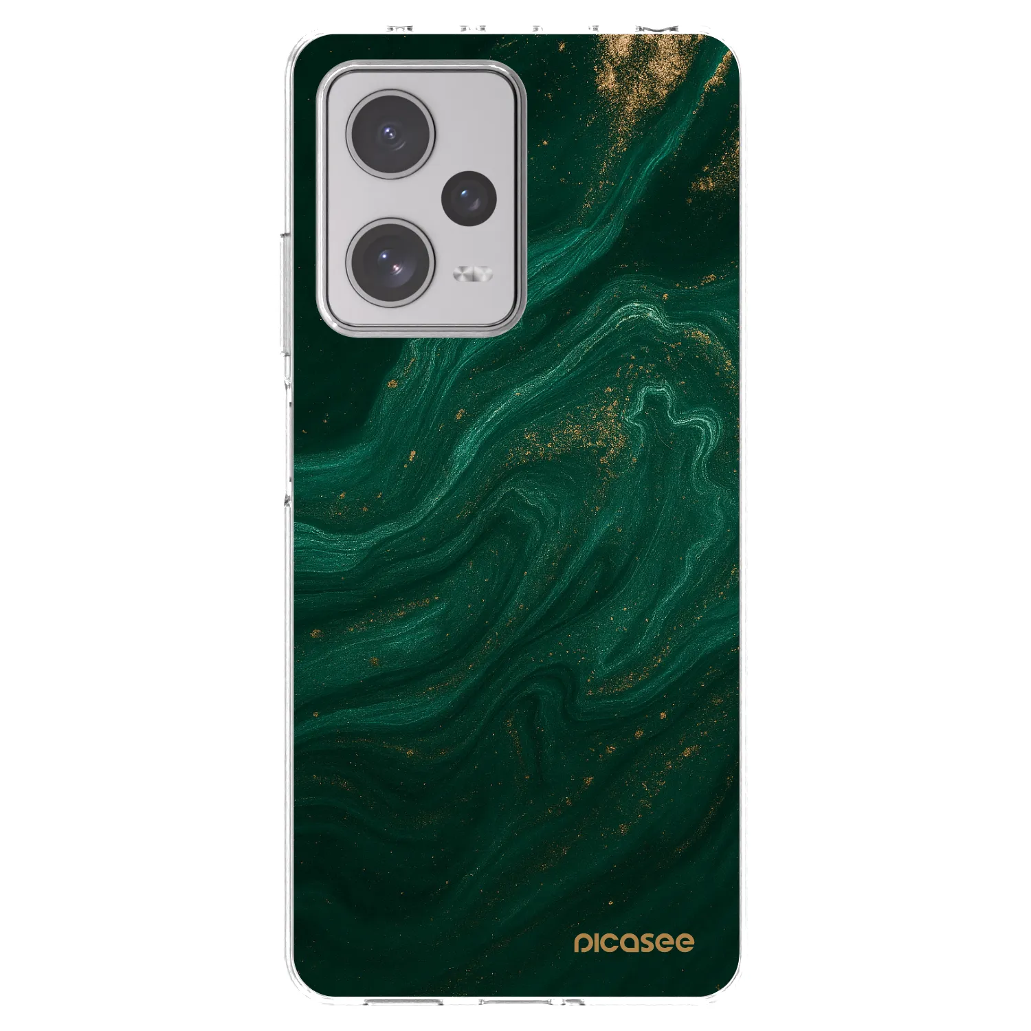 Picasee husă transparentă din silicon pentru Xiaomi Redmi Note 12 Pro+ 5G - Green