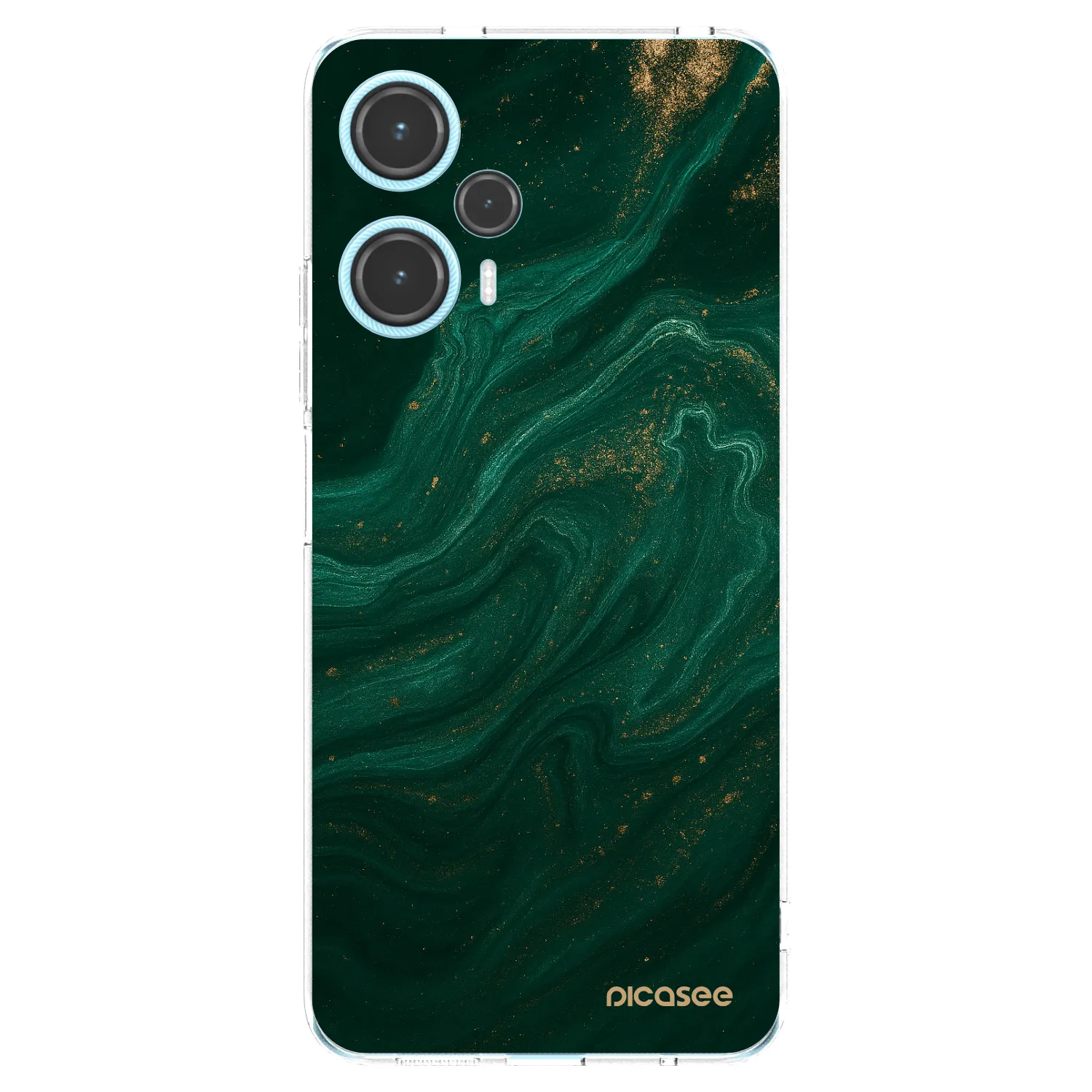 Picasee husă transparentă din silicon pentru Xiaomi Poco F5 - Green