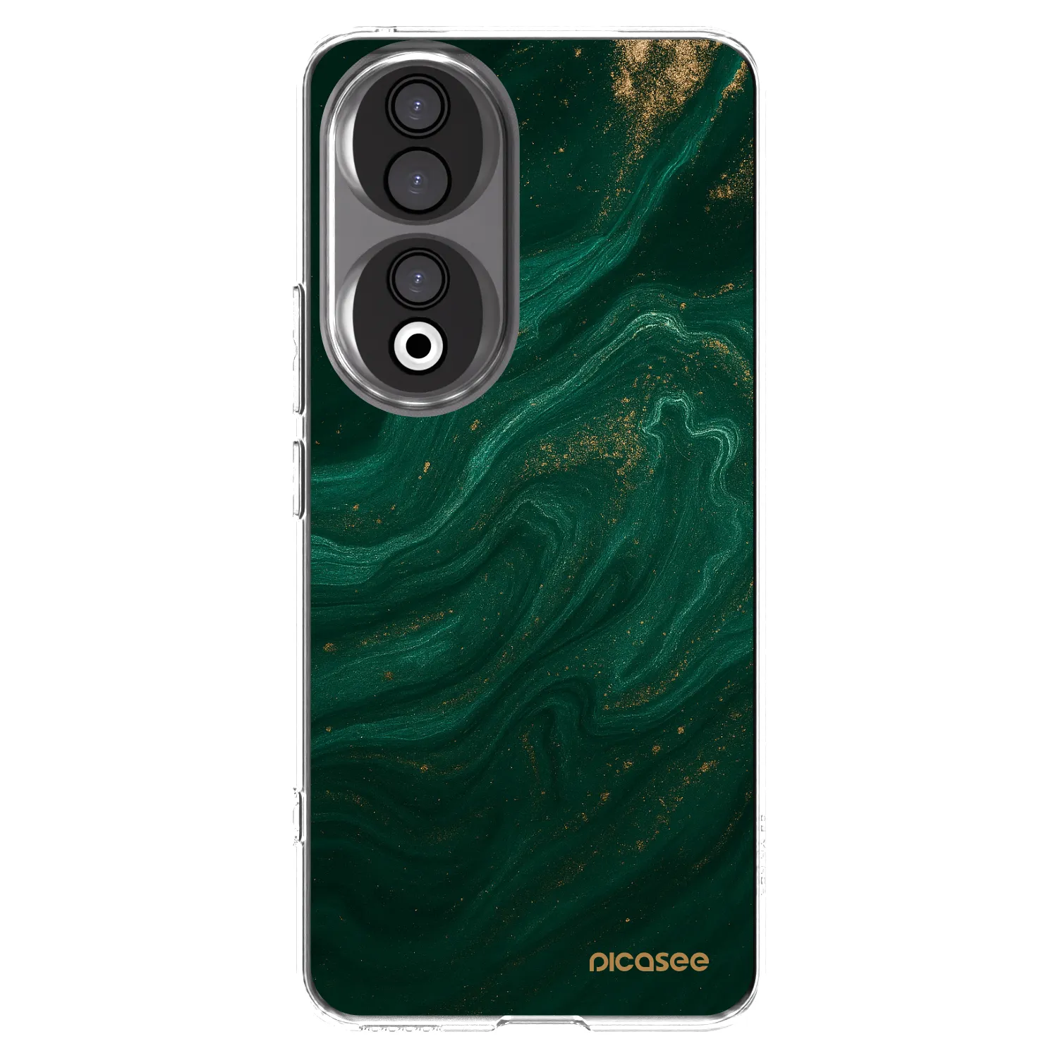 Picasee husă transparentă din silicon pentru Honor 90 5G - Green