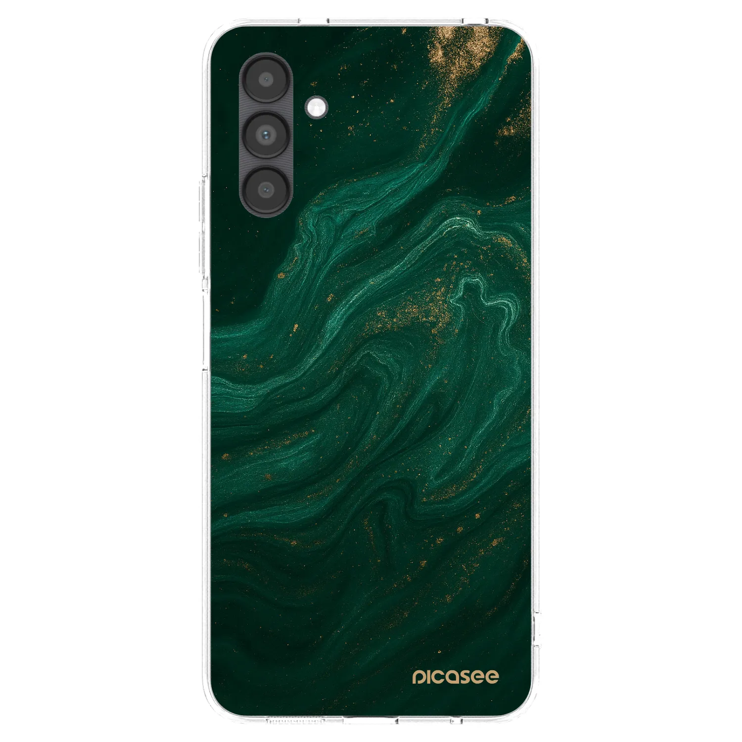 Picasee husă transparentă din silicon pentru Samsung Galaxy A04s A047F - Green