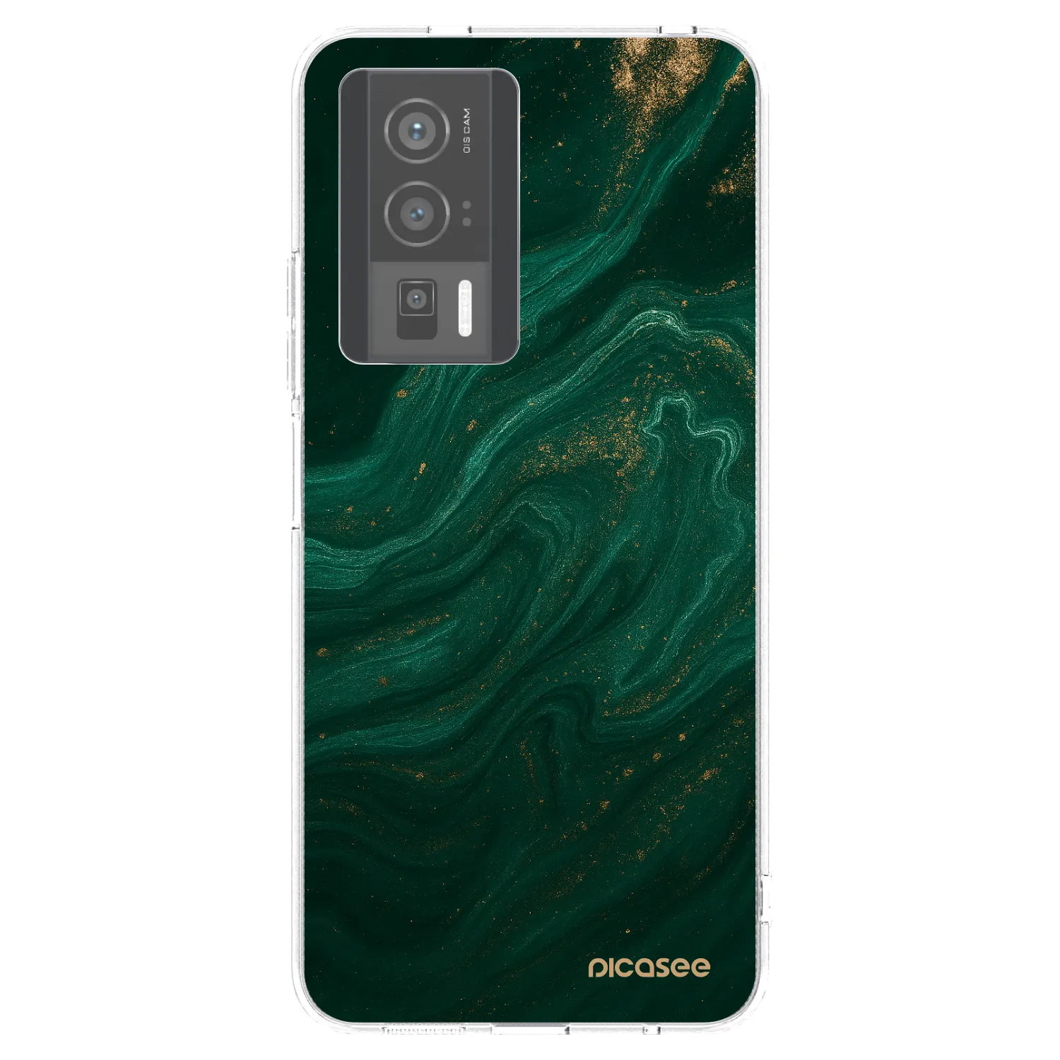 Picasee husă transparentă din silicon pentru Xiaomi Poco F5 Pro 5G - Green