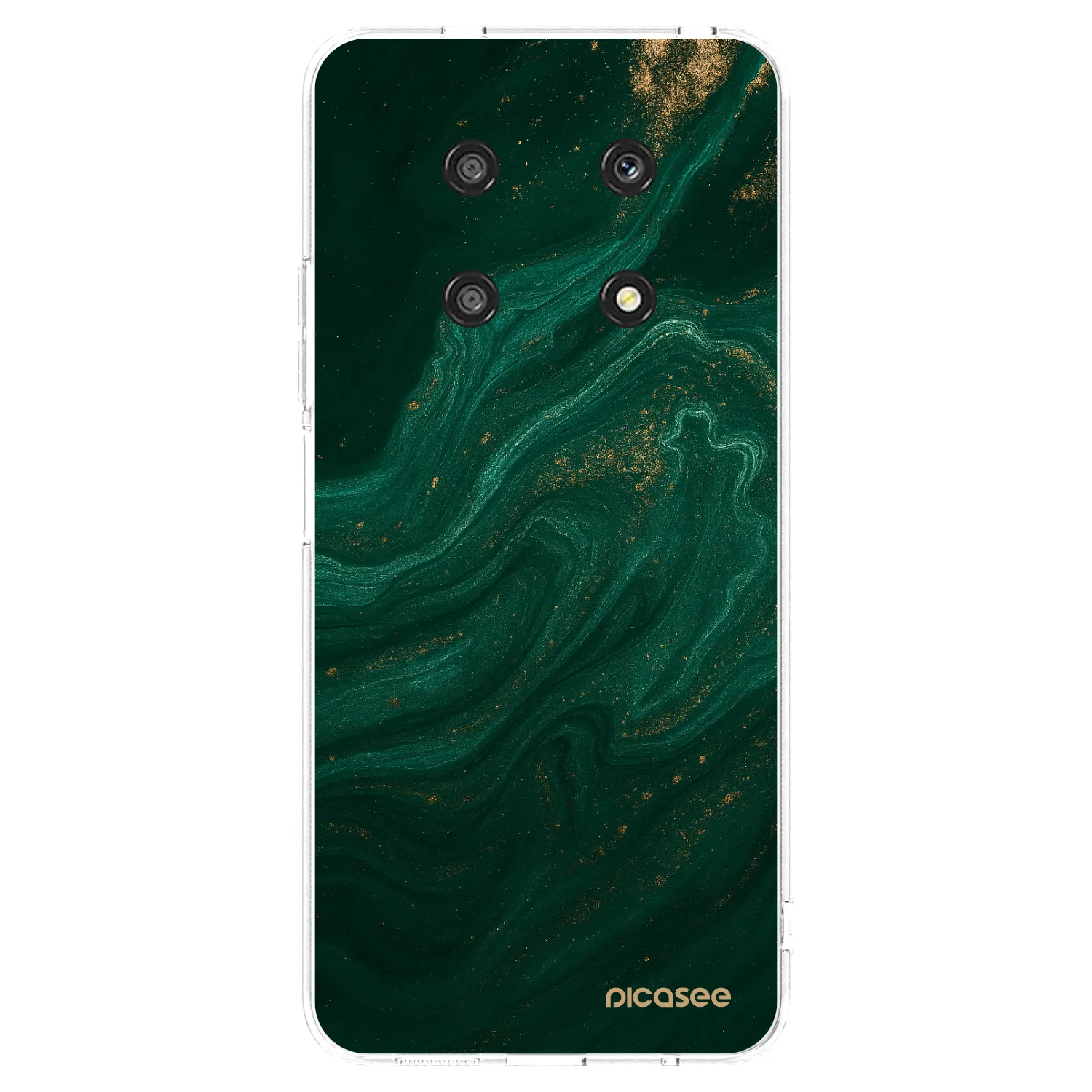 Picasee husă transparentă din silicon pentru Honor Magic4 Lite 5G - Green