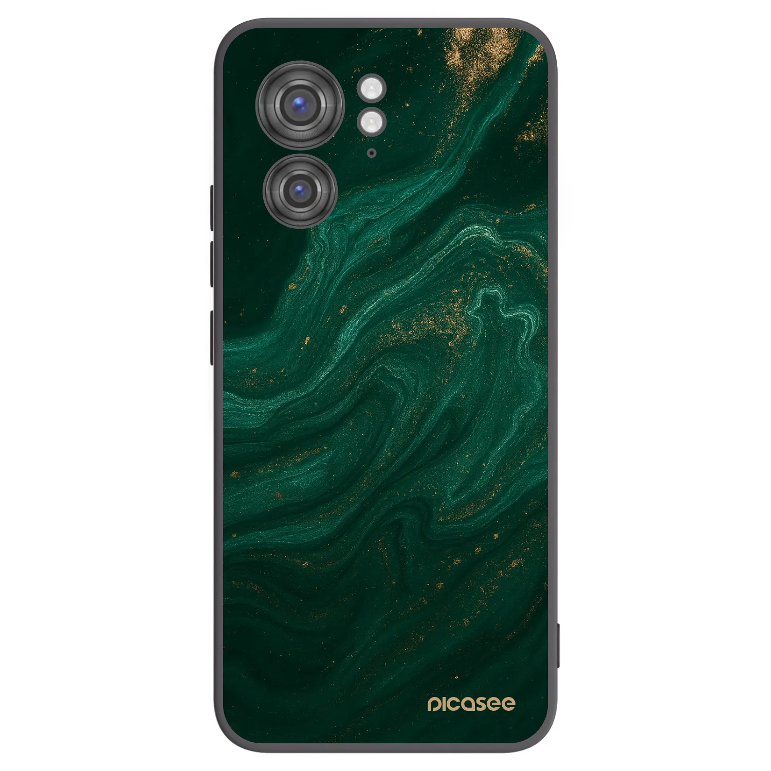 Picasee husă neagră din silicon pentru Motorola Edge 40 - Green