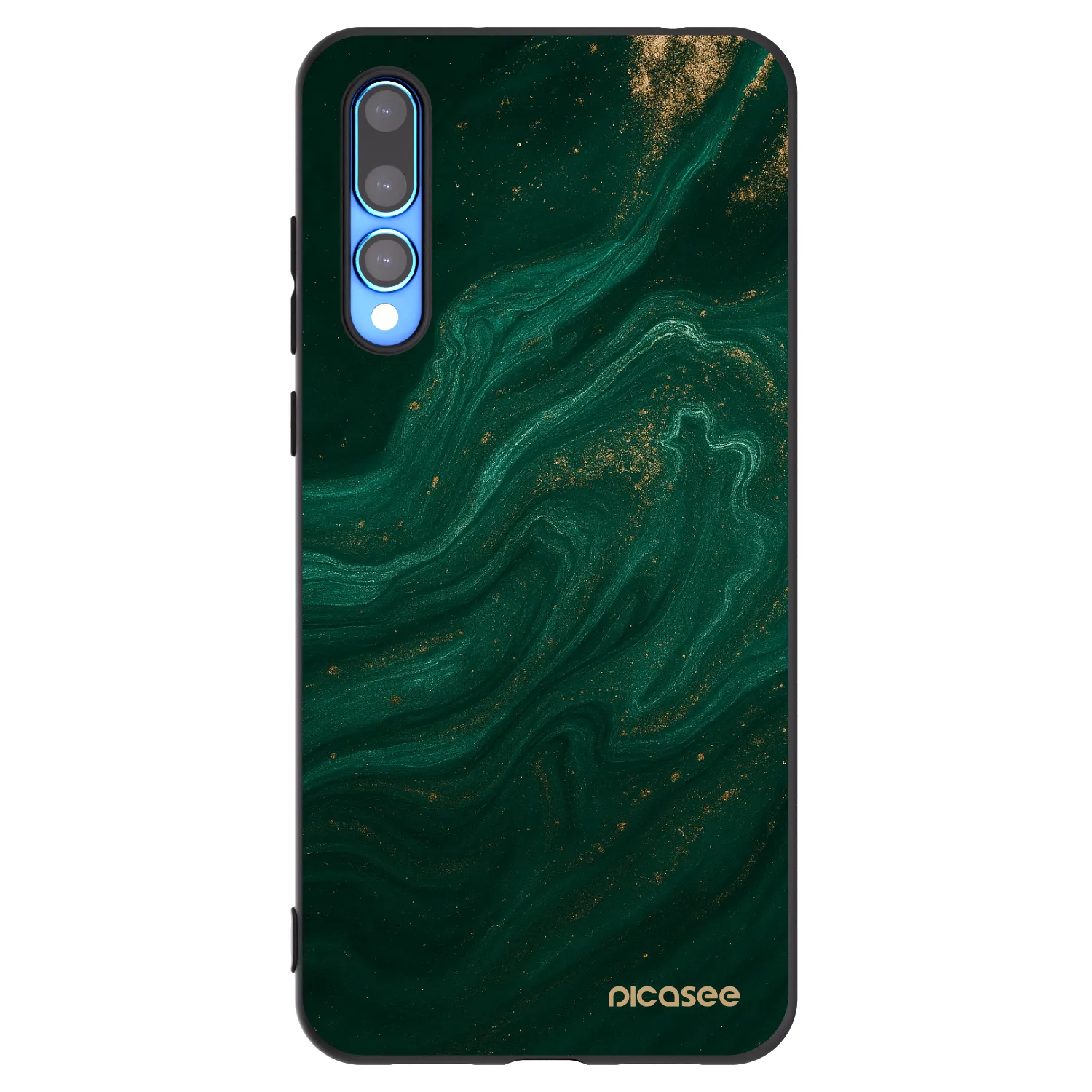 Picasee husă neagră din silicon pentru Huawei P20 Pro - Green