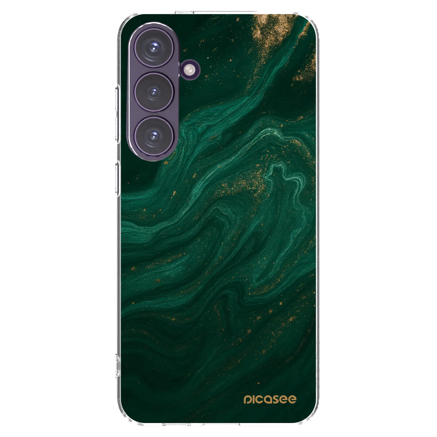 Picasee husă transparentă din silicon pentru Samsung Galaxy S24+ S926B 5G - Green