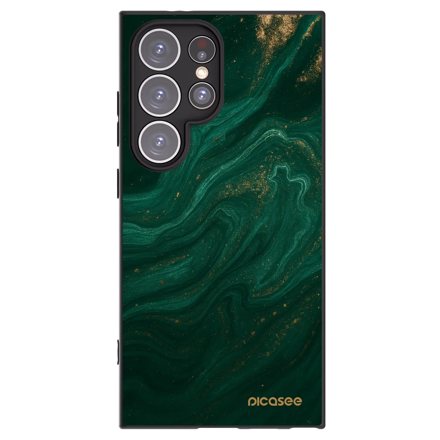 Picasee husă neagră din silicon pentru Samsung Galaxy S24 Ultra S928B 5G - Green