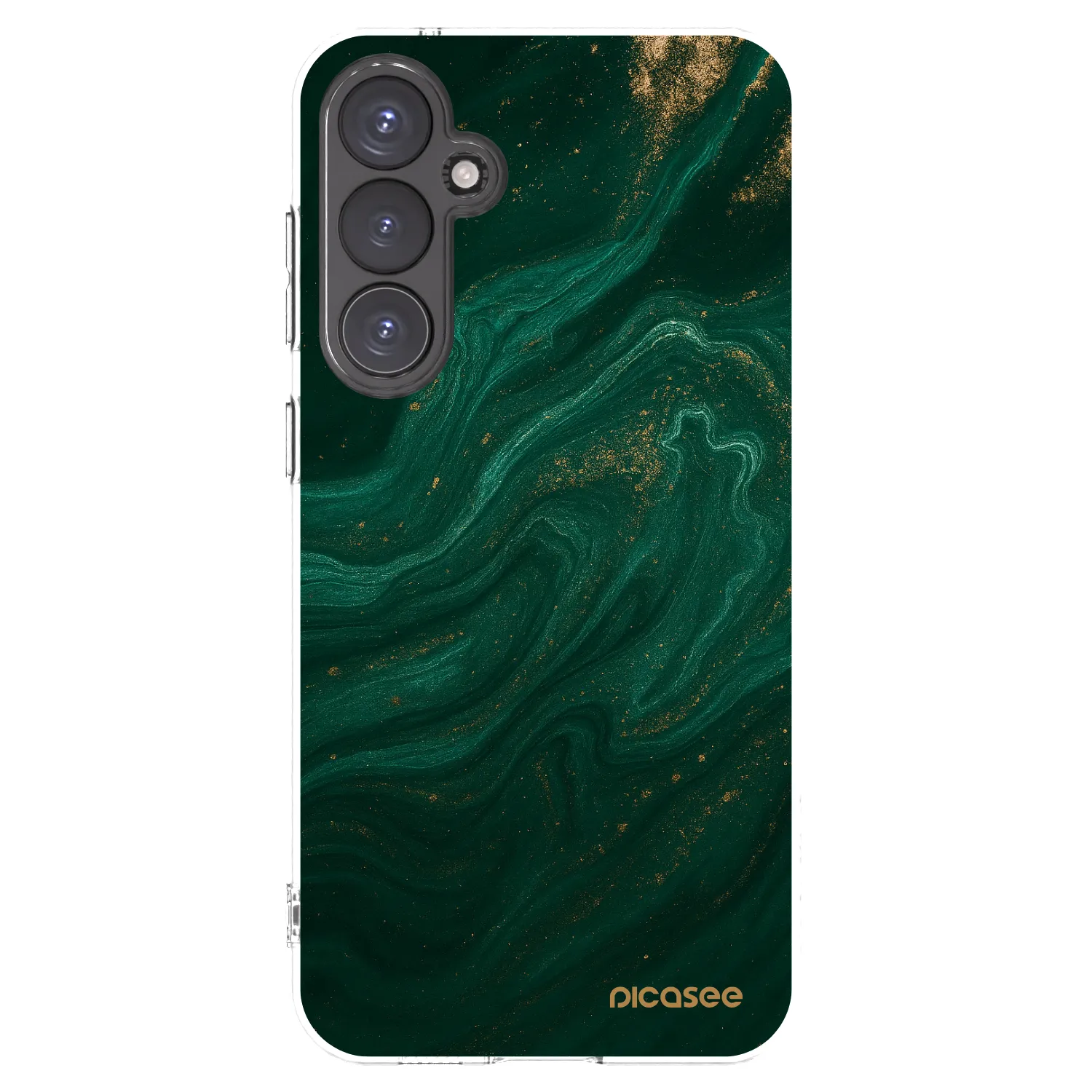 Picasee husă transparentă din silicon pentru Samsung Galaxy S23 FE S711B - Green