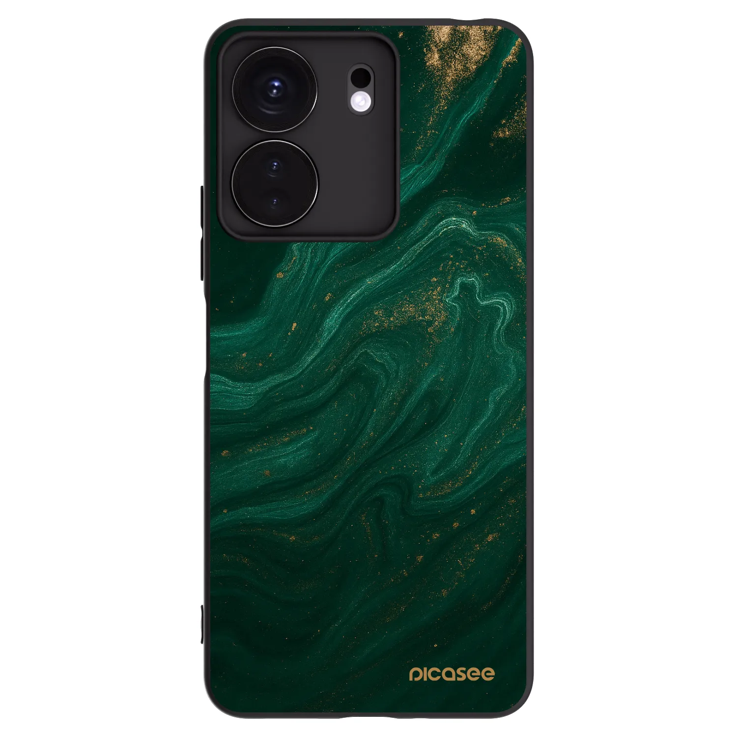 Picasee husă neagră din silicon pentru Xiaomi Redmi 13C 4G - Green