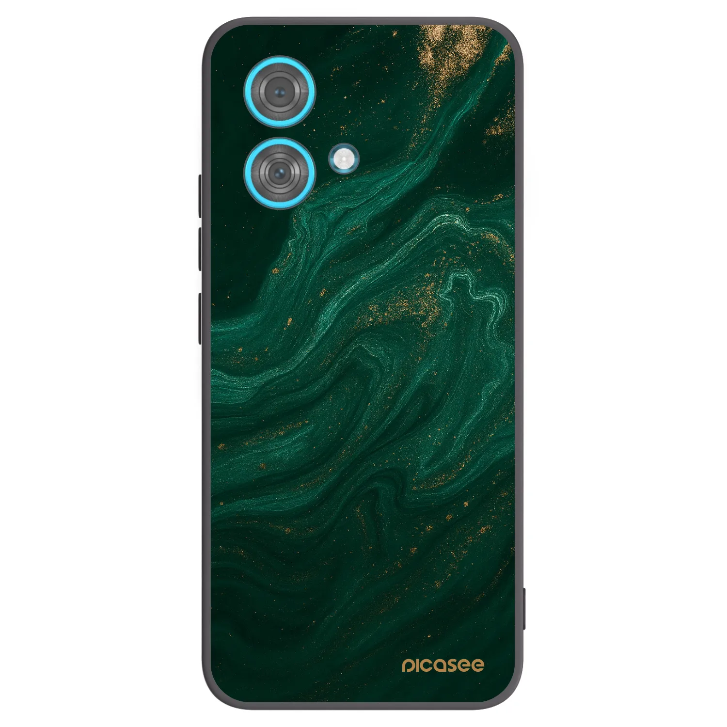 Picasee husă neagră din silicon pentru Motorola Edge 40 Neo - Green