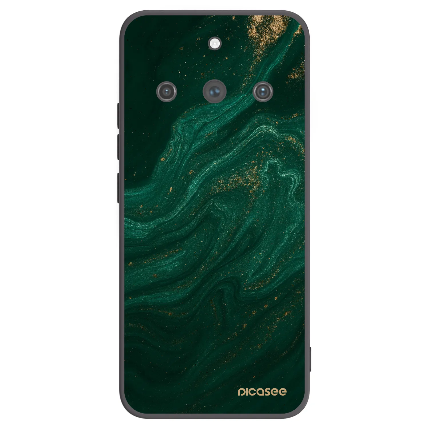Picasee husă neagră din silicon pentru Realme 11 Pro+ - Green