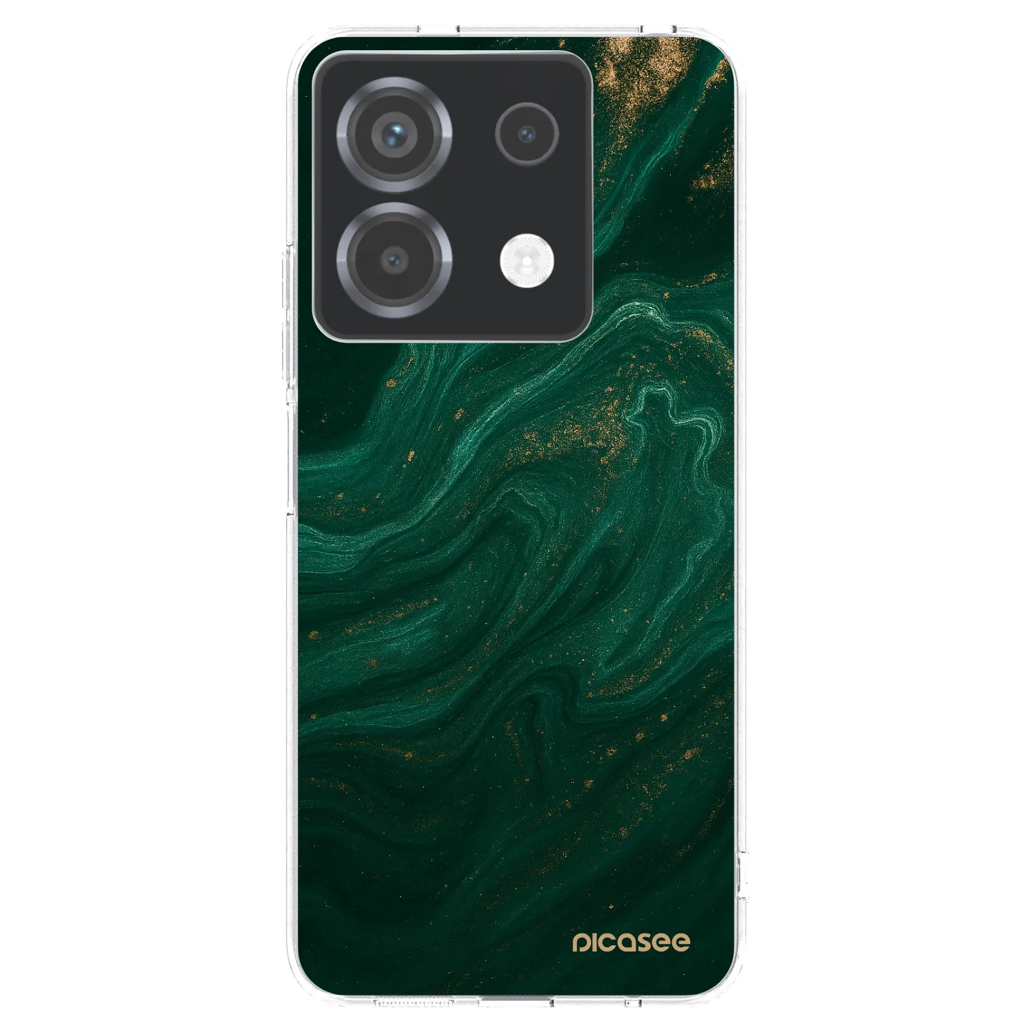 Picasee husă transparentă din silicon pentru Xiaomi Poco X6 - Green