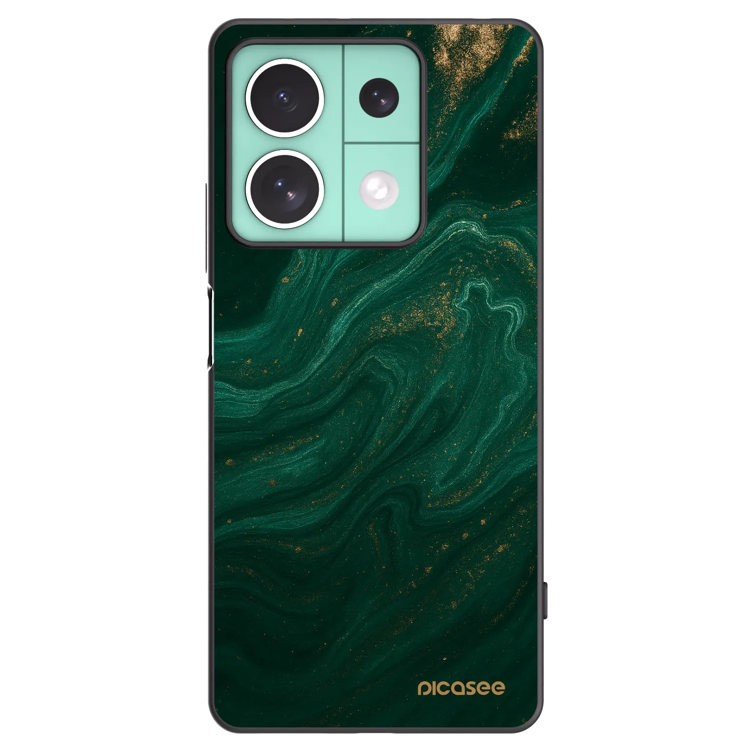 Picasee husă neagră din silicon pentru Xiaomi Redmi Note 13 5G - Green