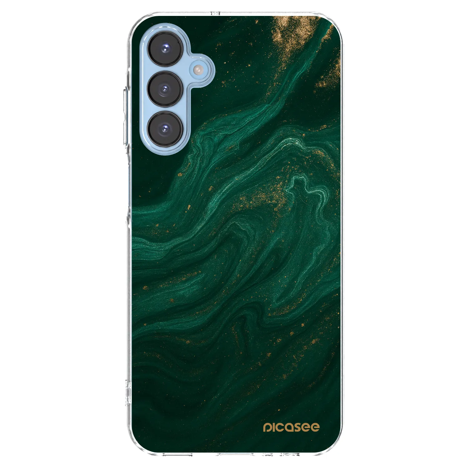 Picasee husă transparentă din silicon pentru Samsung Galaxy A15 A156B 5G - Green