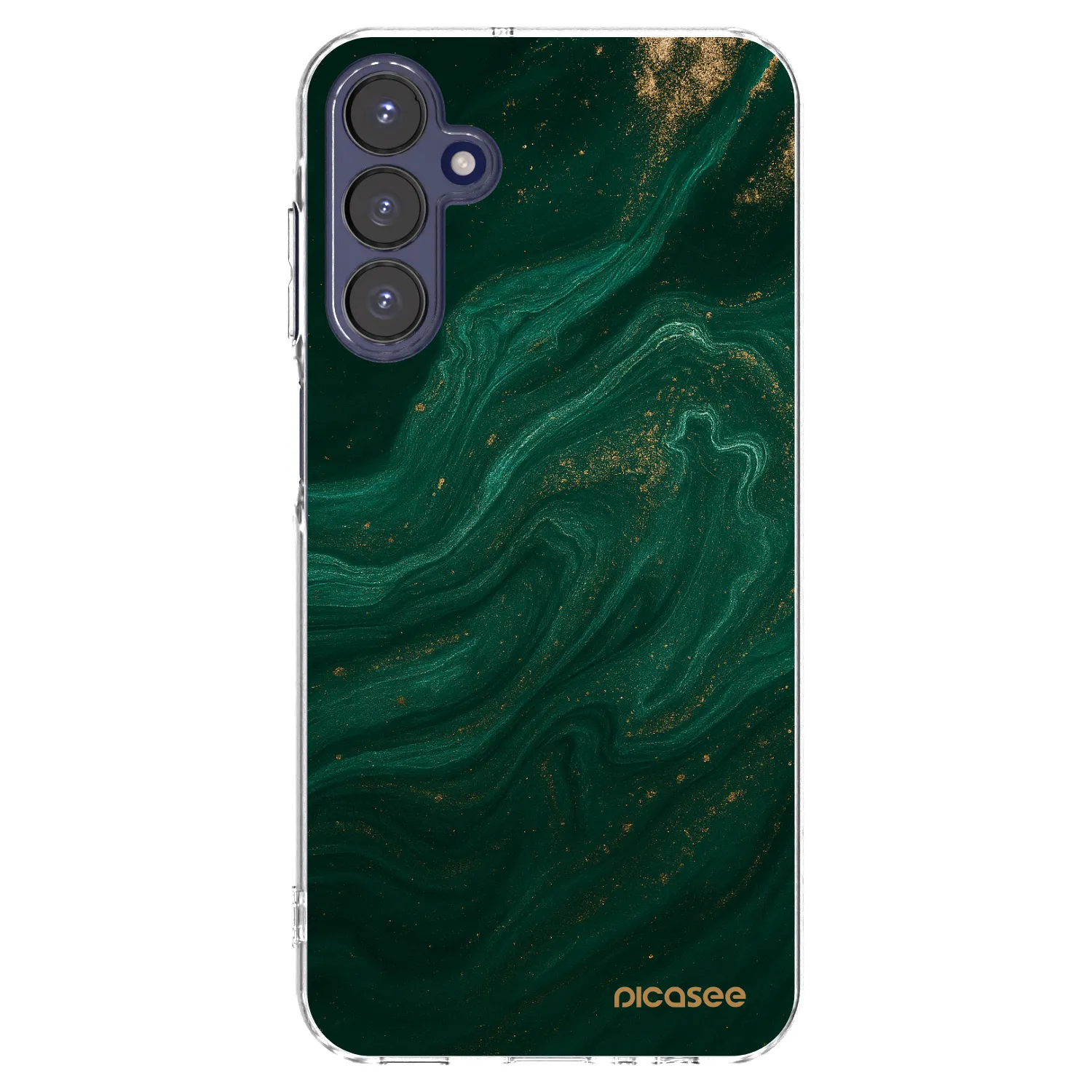 Picasee husă transparentă din silicon pentru Samsung Galaxy A15 A155F 4G - Green