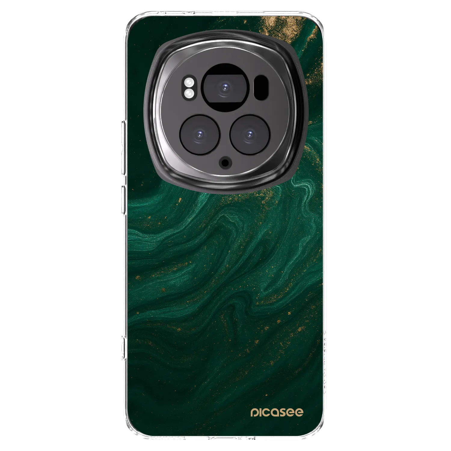 Picasee husă transparentă din silicon pentru Honor Magic6 Pro - Green