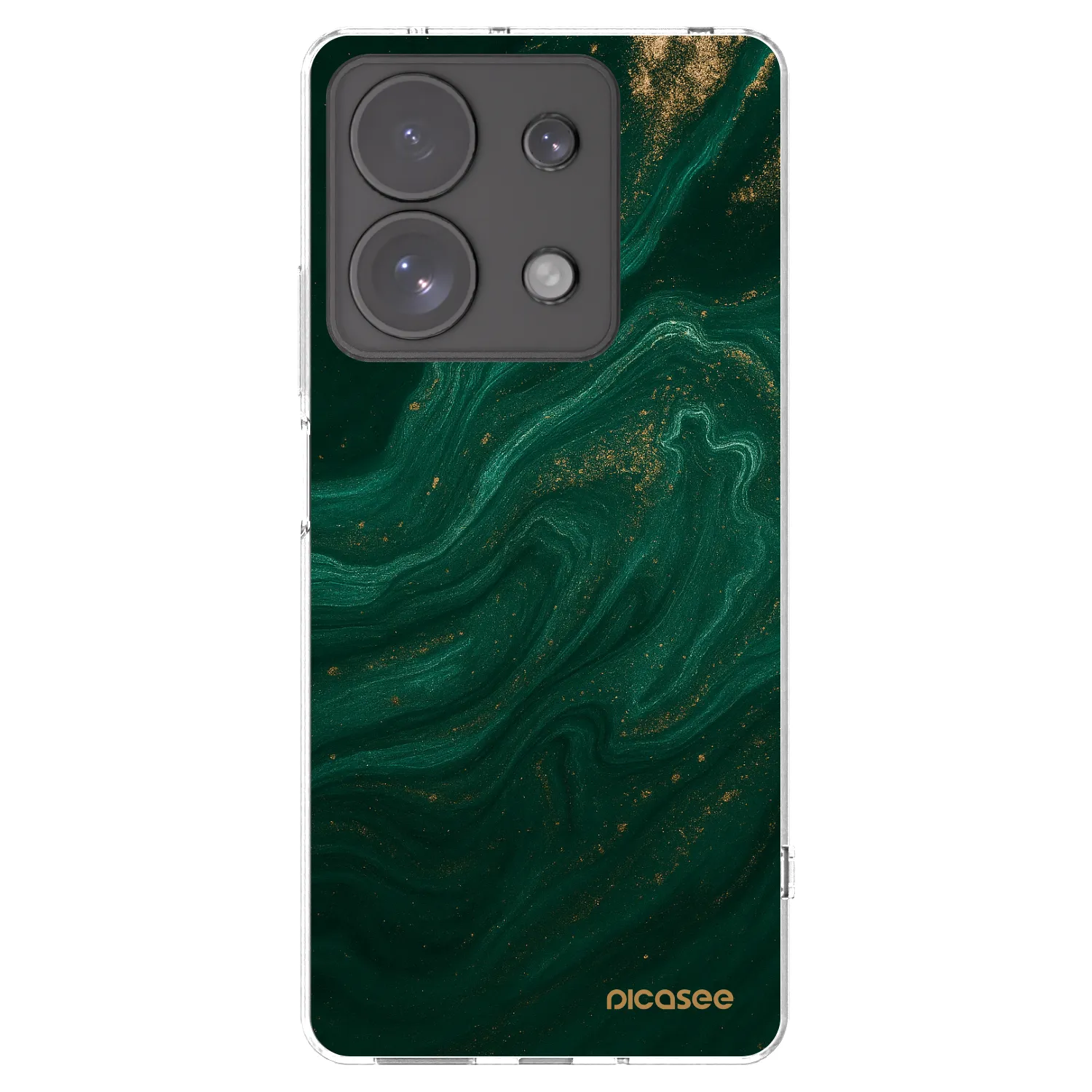 Picasee husă transparentă din silicon pentru Xiaomi Redmi Note 13 Pro 4G - Green