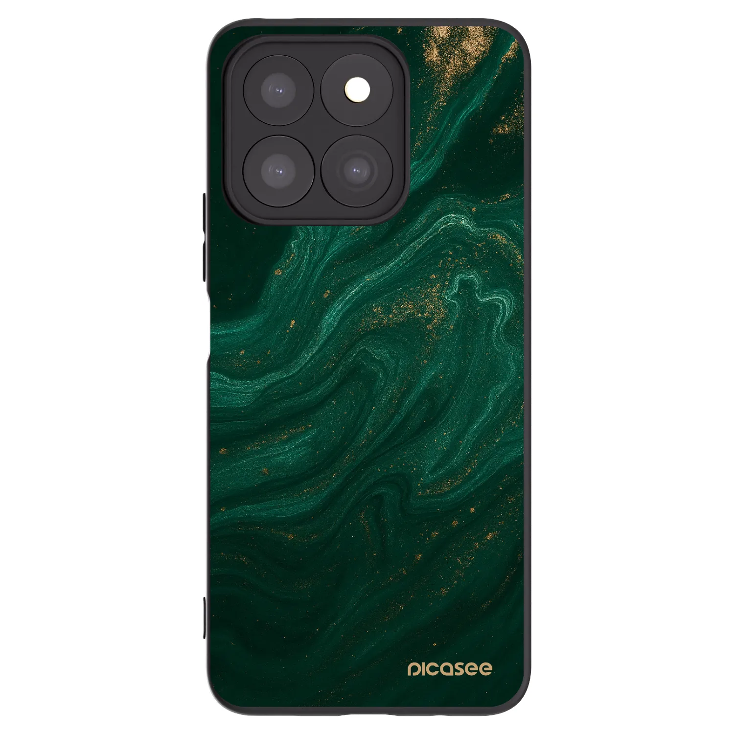 Picasee husă neagră din silicon pentru Honor X8b - Green
