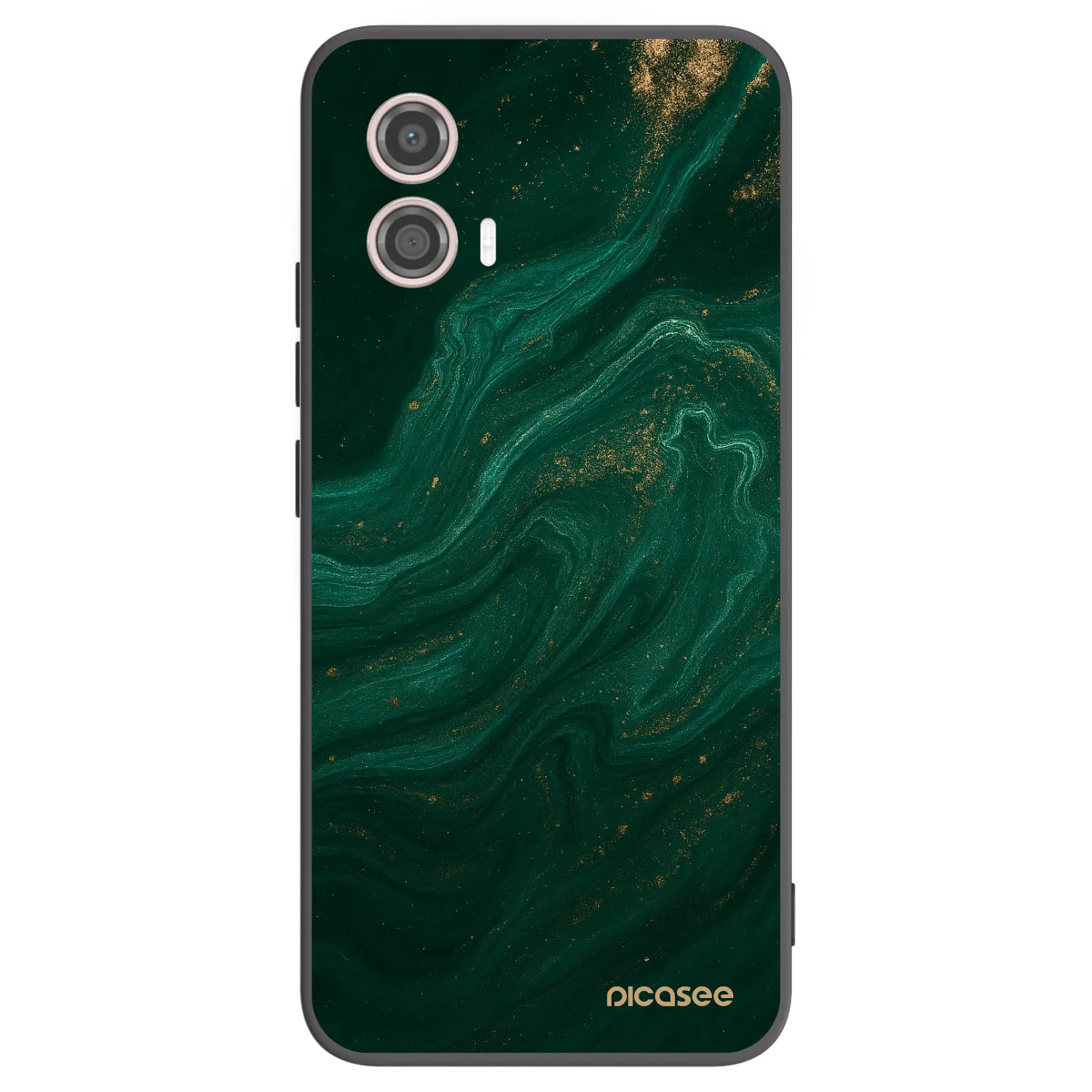 Picasee husă neagră din silicon pentru Motorola Moto G53 5G - Green