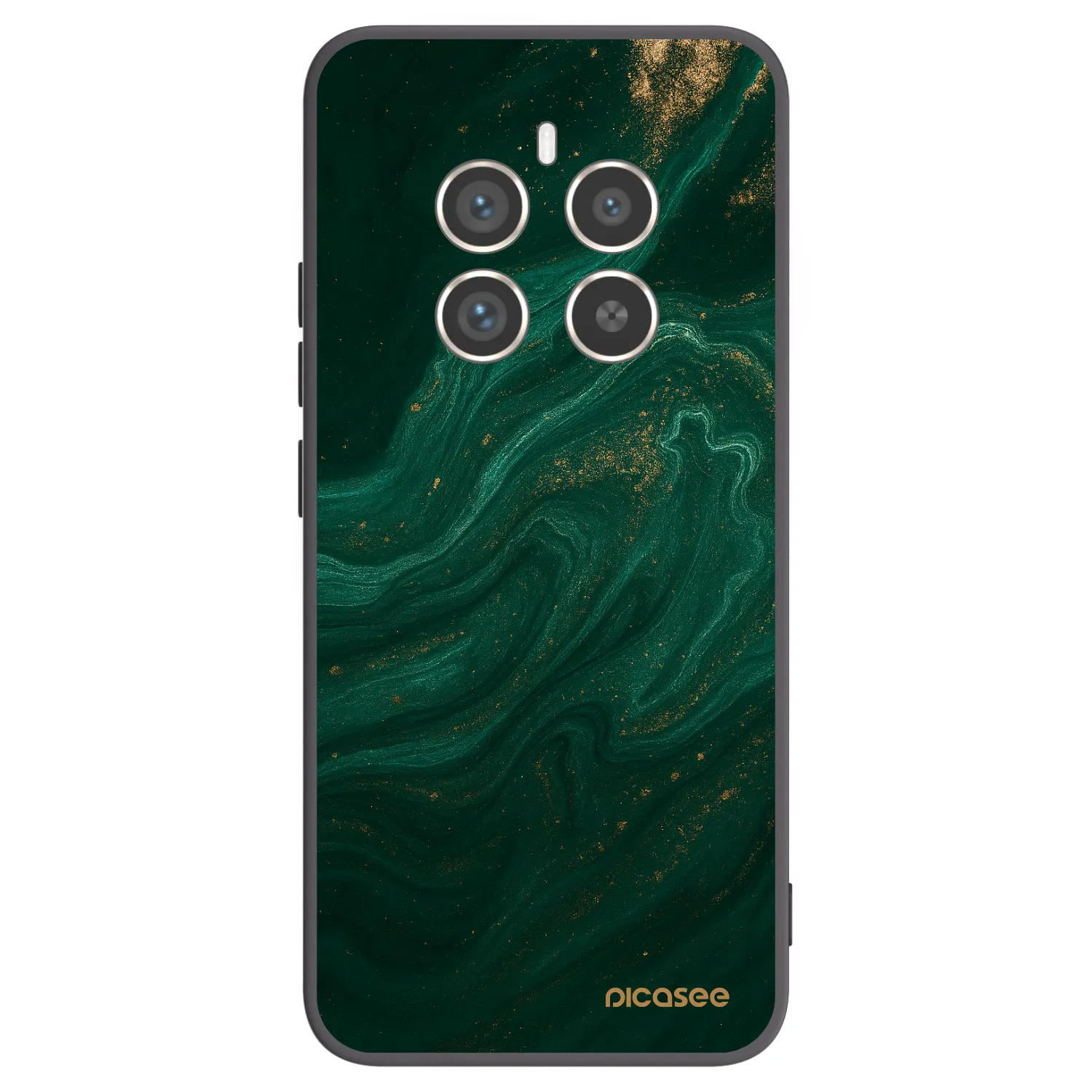 Picasee husă neagră din silicon pentru Realme 12 Pro 5G - Green