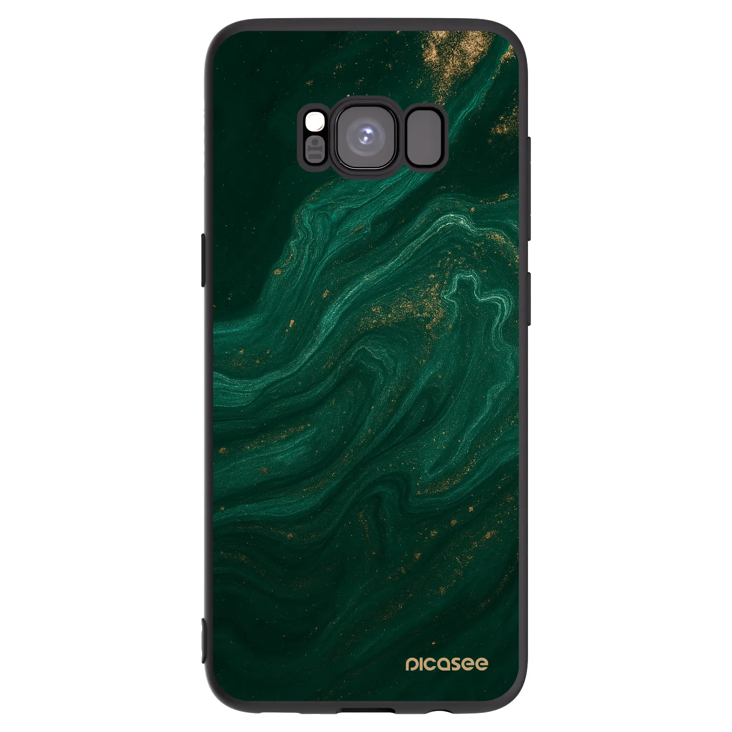 Picasee husă neagră din silicon pentru Samsung Galaxy S8 G950F - Green