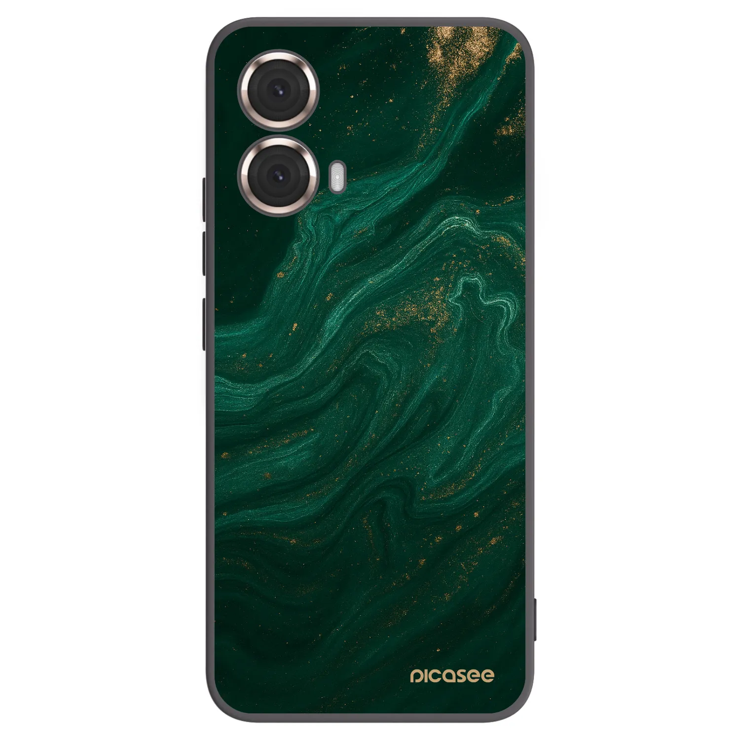 Picasee husă neagră din silicon pentru Motorola Moto G85 - Green