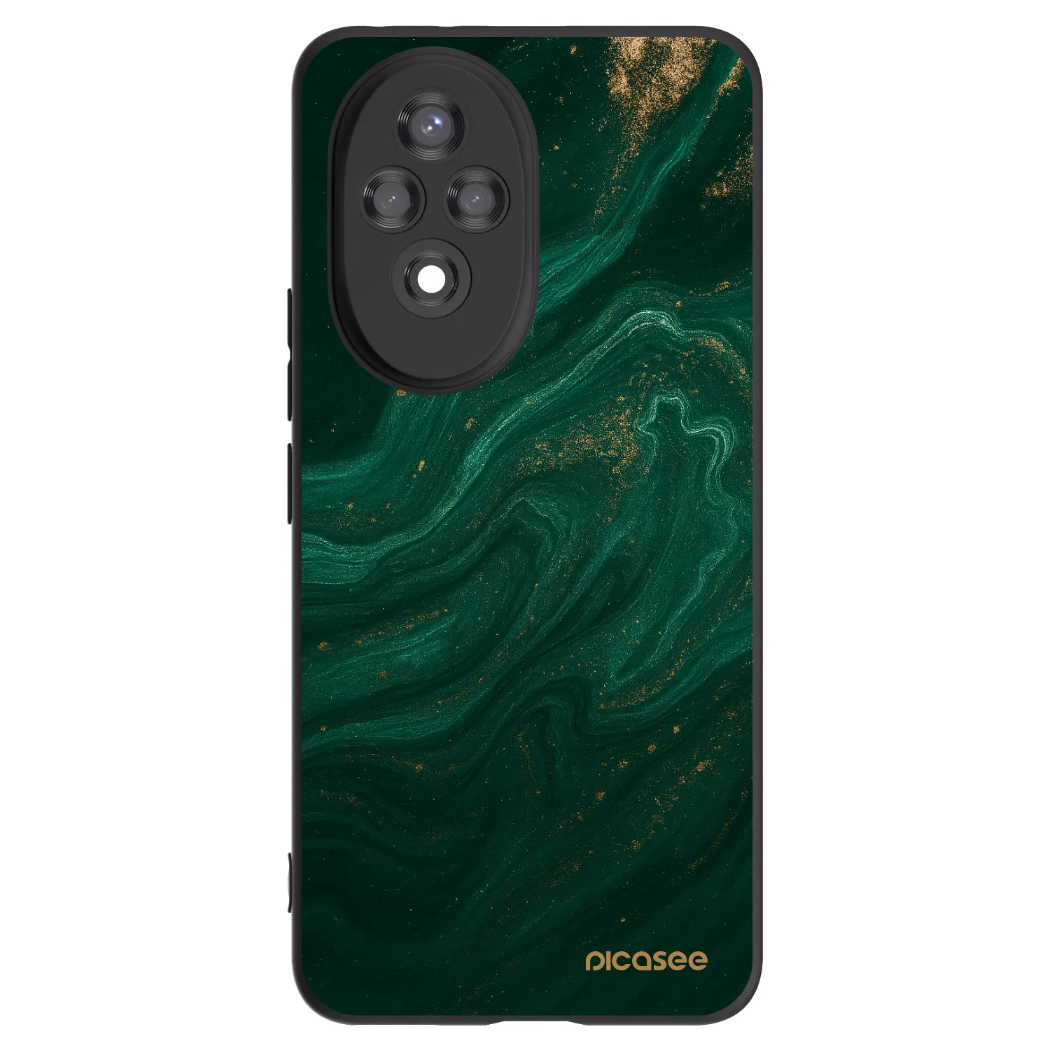 Picasee husă neagră din silicon pentru Honor 200 Pro 5G - Green
