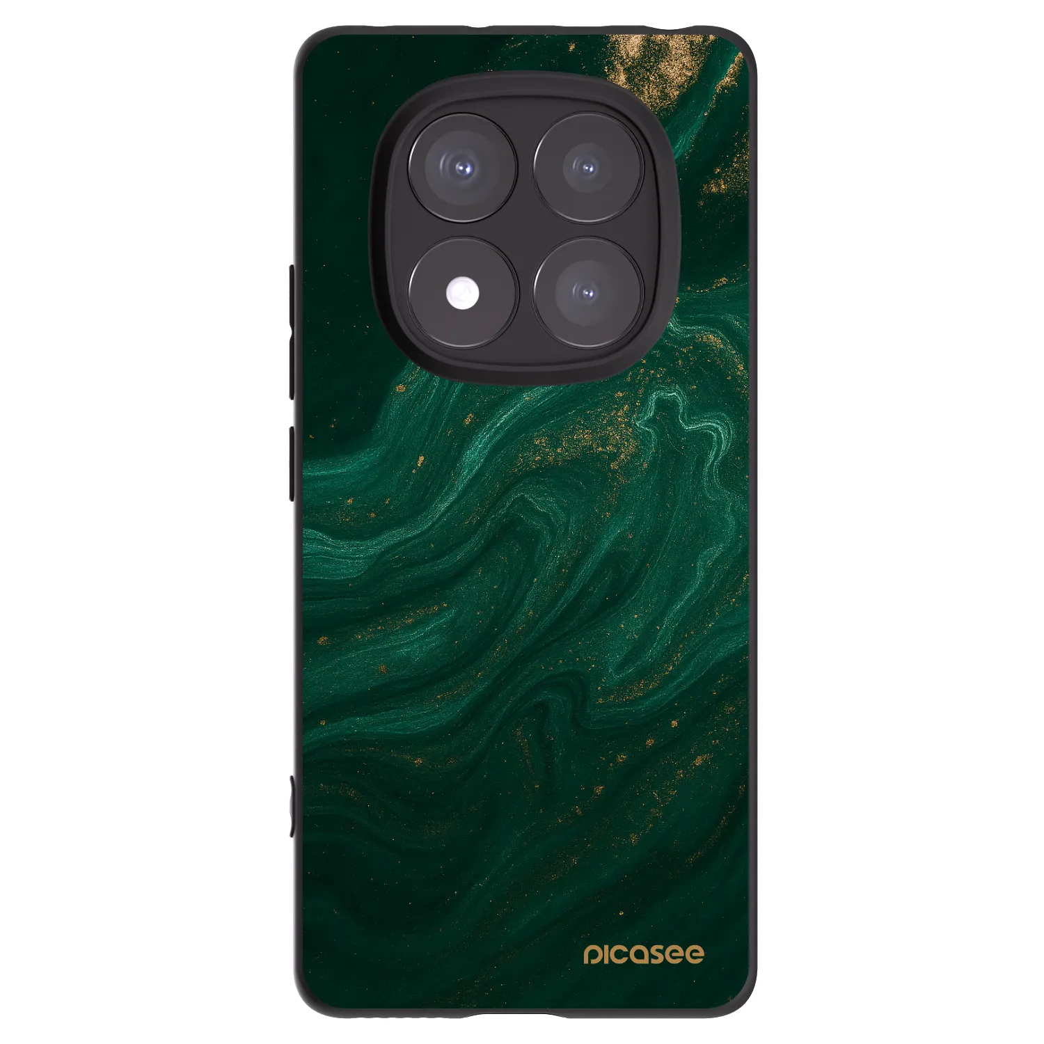 Picasee husă neagră din silicon pentru Xiaomi Redmi Note 14 Pro 5G - Green