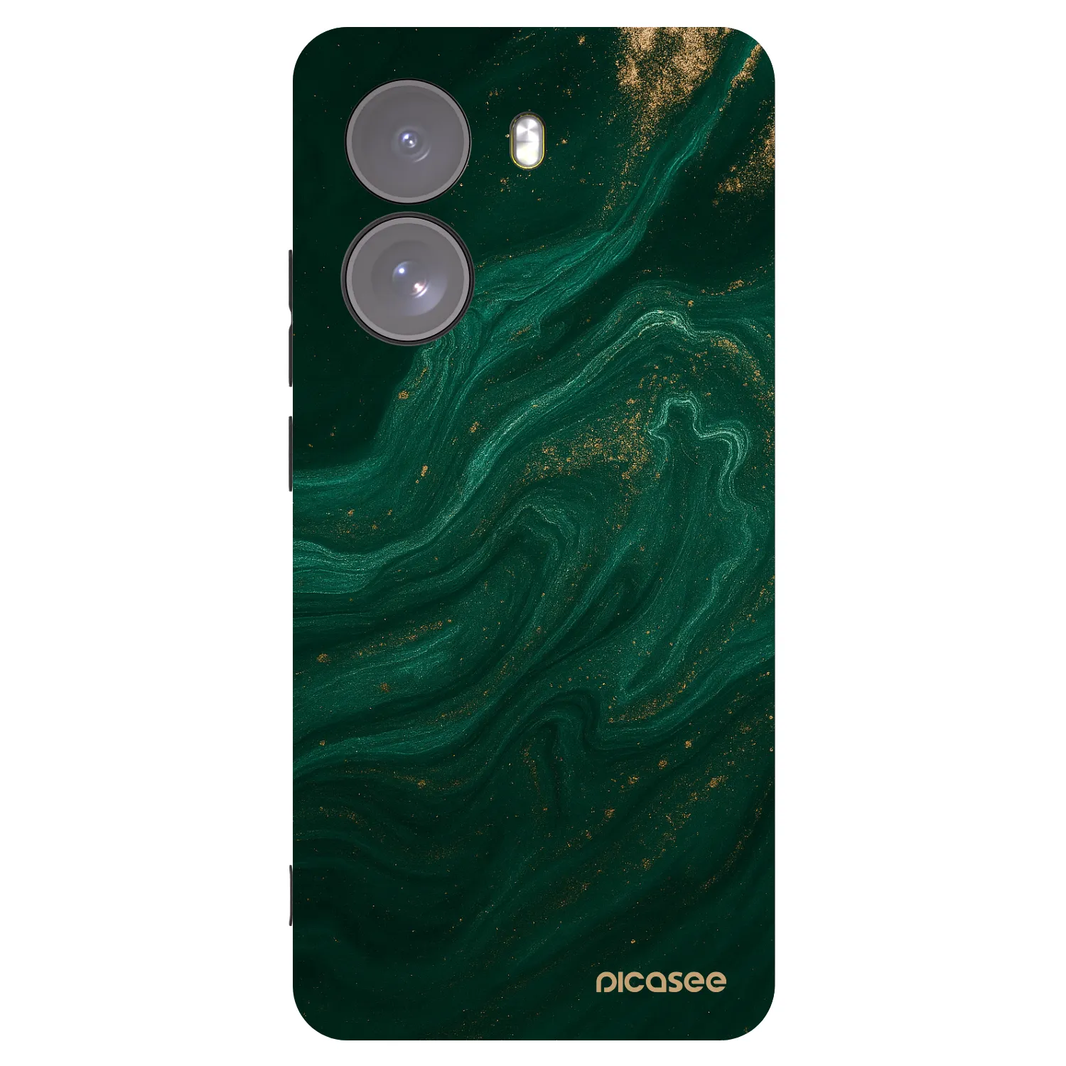 Picasee husă neagră din silicon pentru Xiaomi Poco X7 - Green