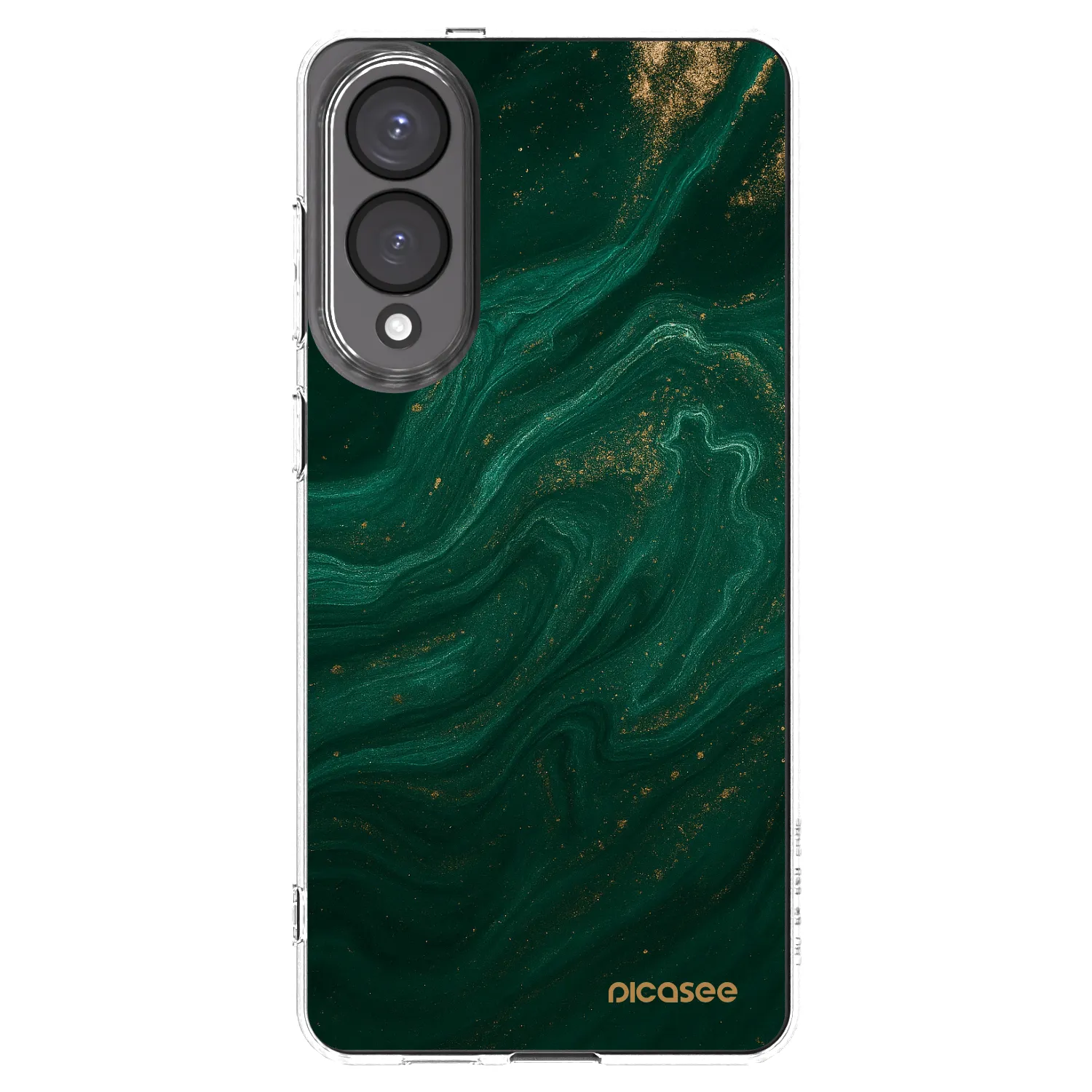 Picasee husă transparentă din silicon pentru Samsung Galaxy S25 Edge 5G - Green