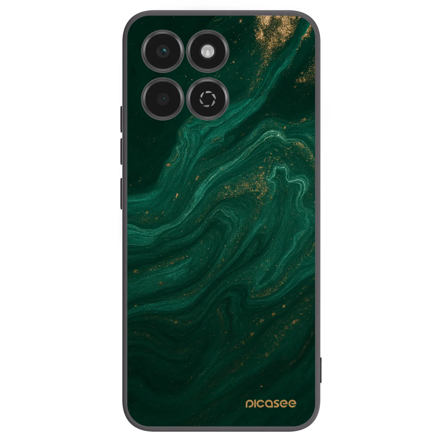 Picasee husă neagră din silicon pentru Honor 200 Smart 5G - Green