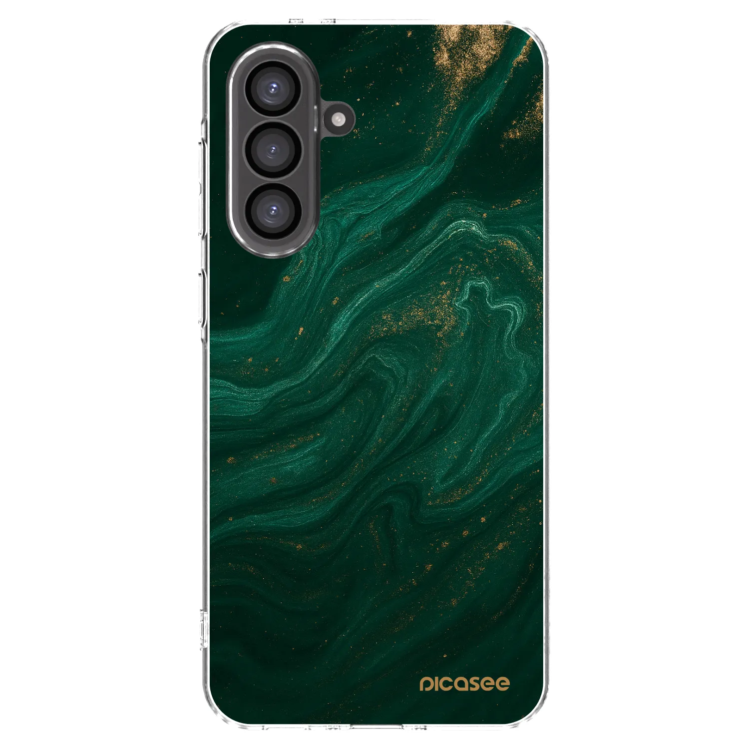 Picasee husă transparentă din silicon pentru Samsung Galaxy A56 5G A566B - Green