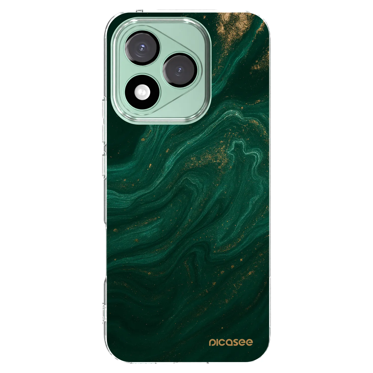 Picasee husă transparentă din silicon pentru Honor 400 Lite 5G - Green