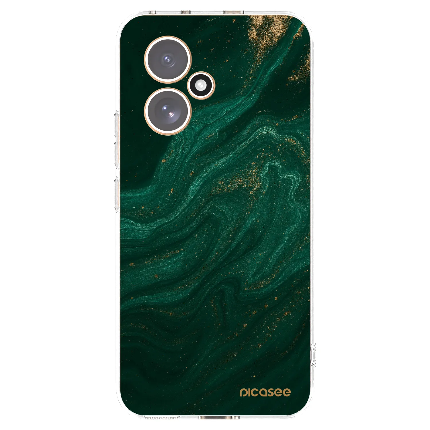 Picasee husă transparentă din silicon pentru Honor 400 5G - Green