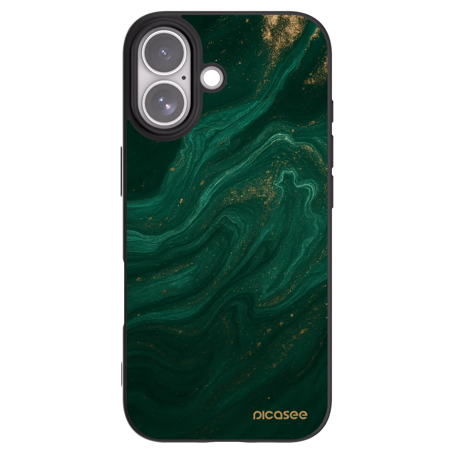 Picasee husă neagră din silicon pentru Apple iPhone 17 - Green