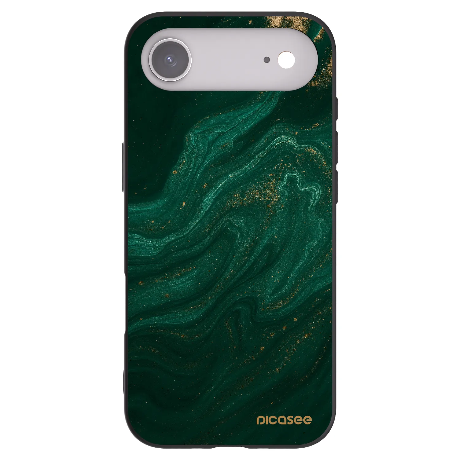 Picasee husă neagră din silicon pentru Apple iPhone Air - Green
