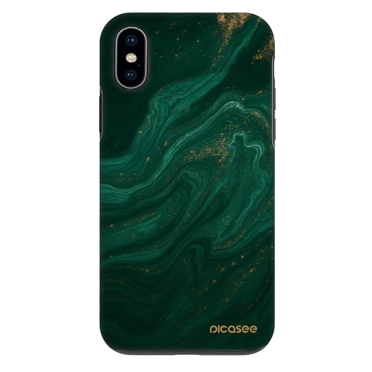 Picasee Fashion Case pentru Apple iPhone X/XS - Green
