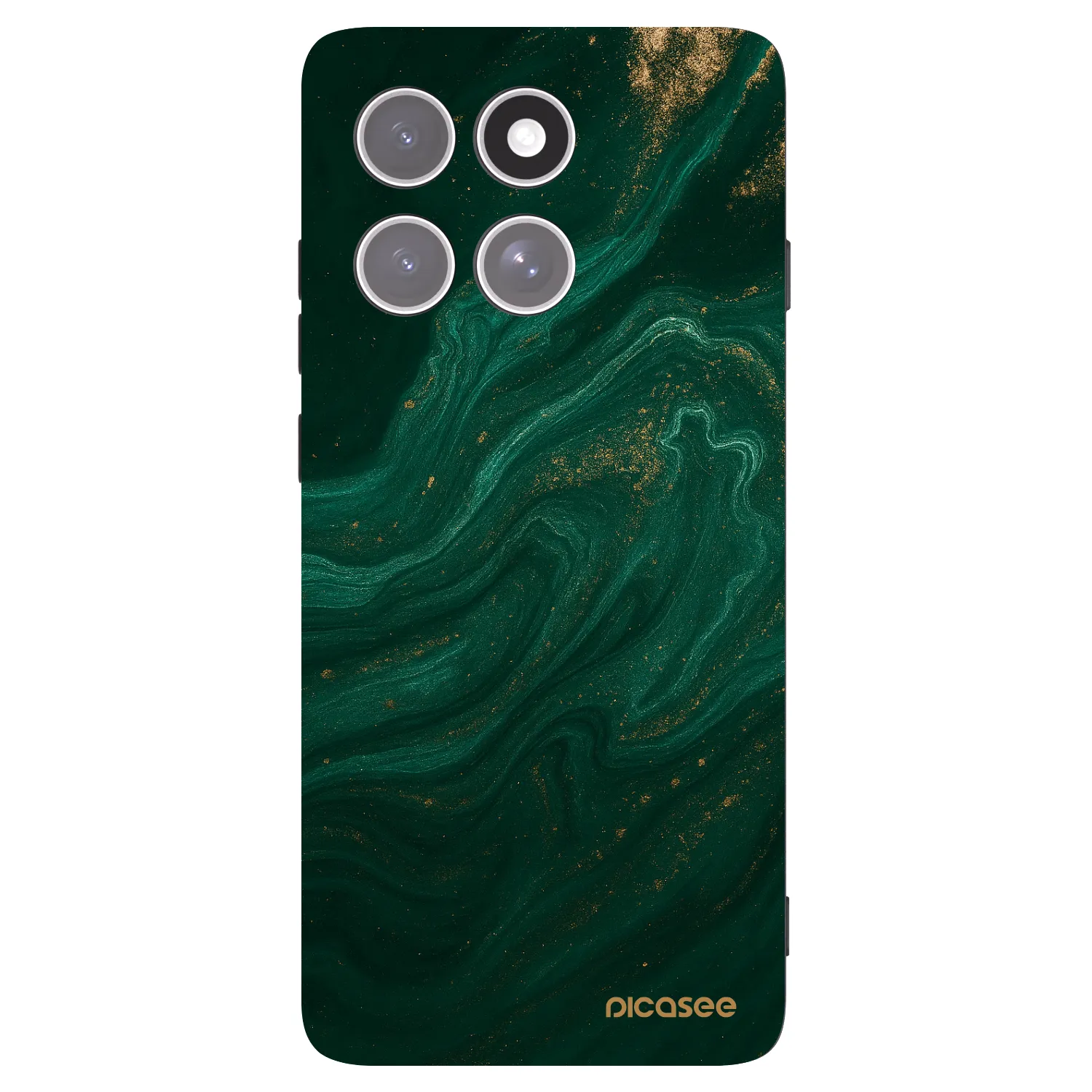 Picasee husă neagră din silicon pentru Motorola Edge 60 Pro - Green