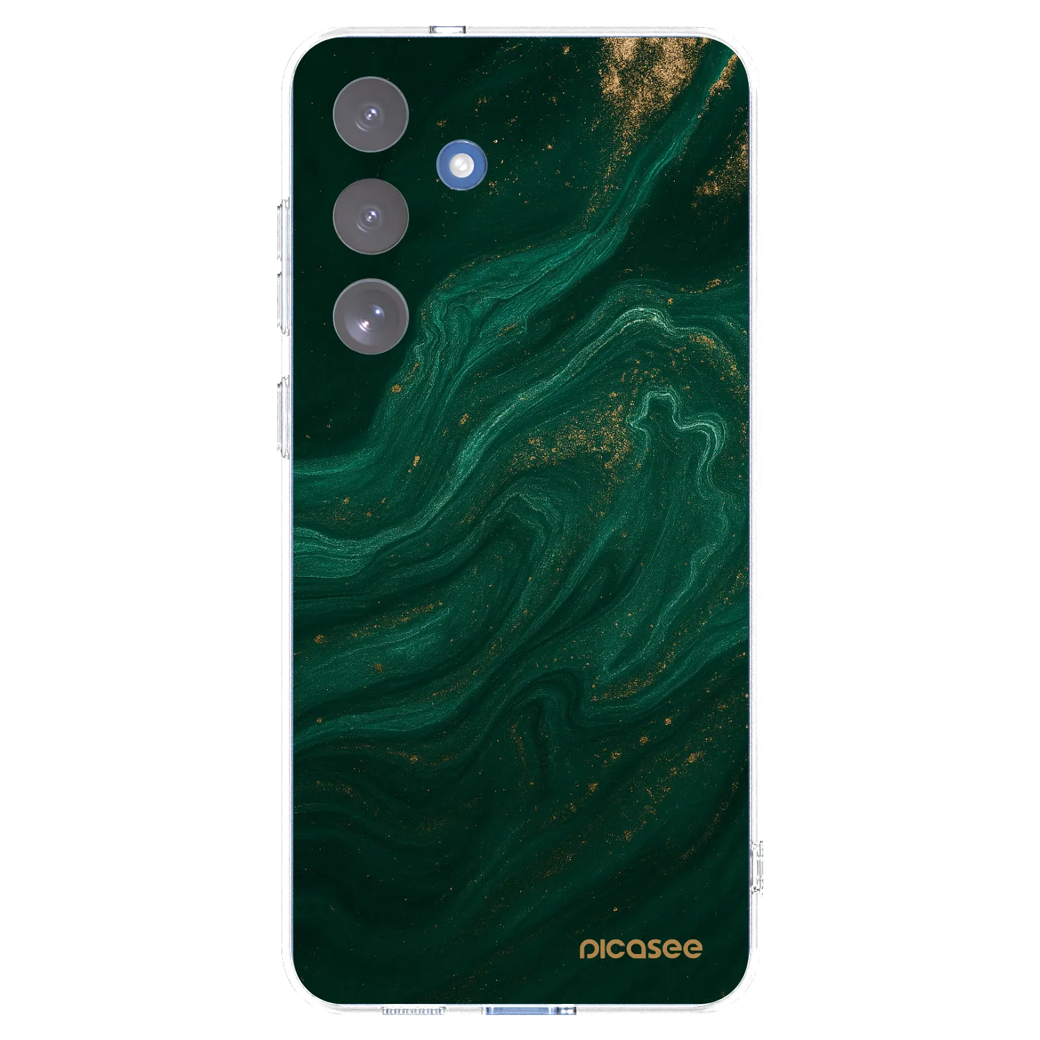 Picasee husă transparentă din silicon pentru Samsung Galaxy S25 FE 5G - Green