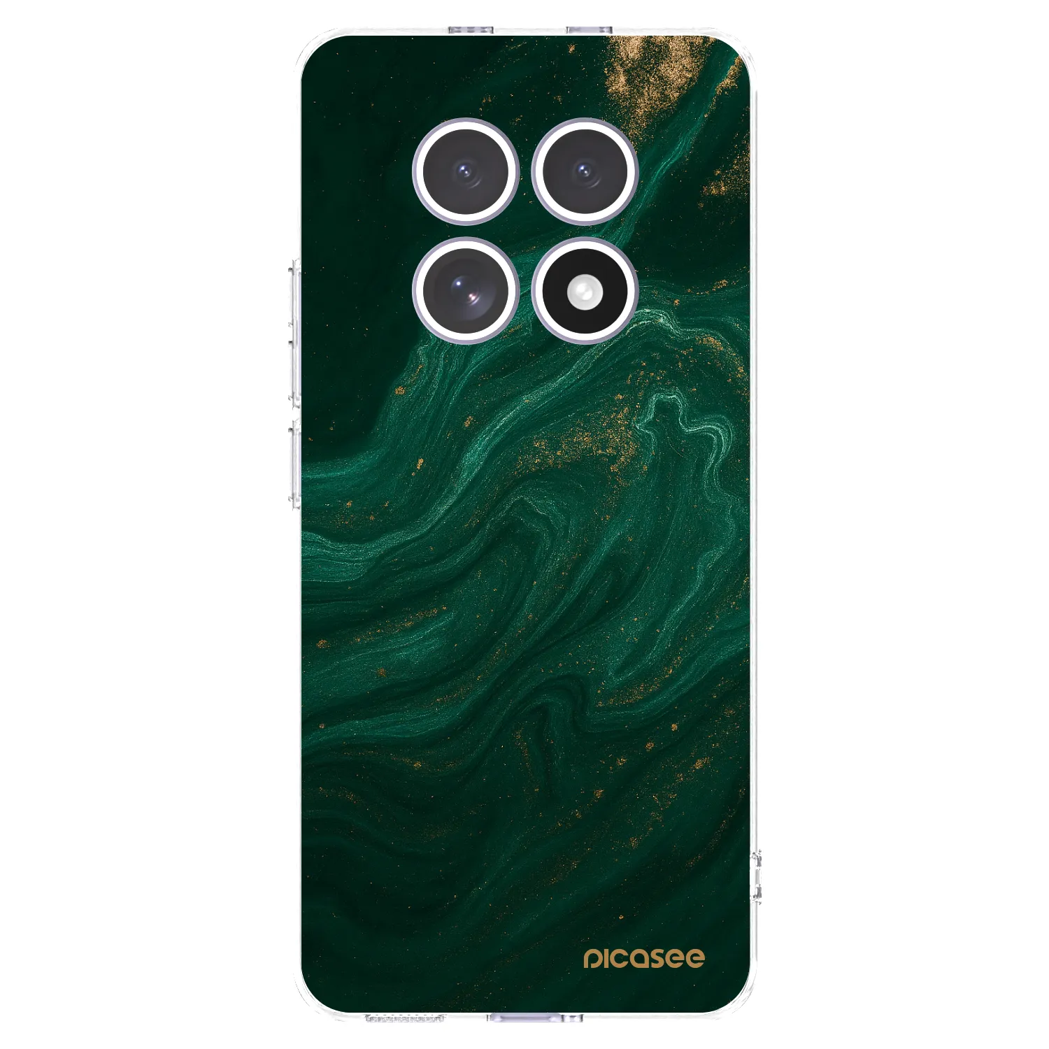 Picasee husă transparentă din silicon pentru Xiaomi Redmi Note 15 - Green